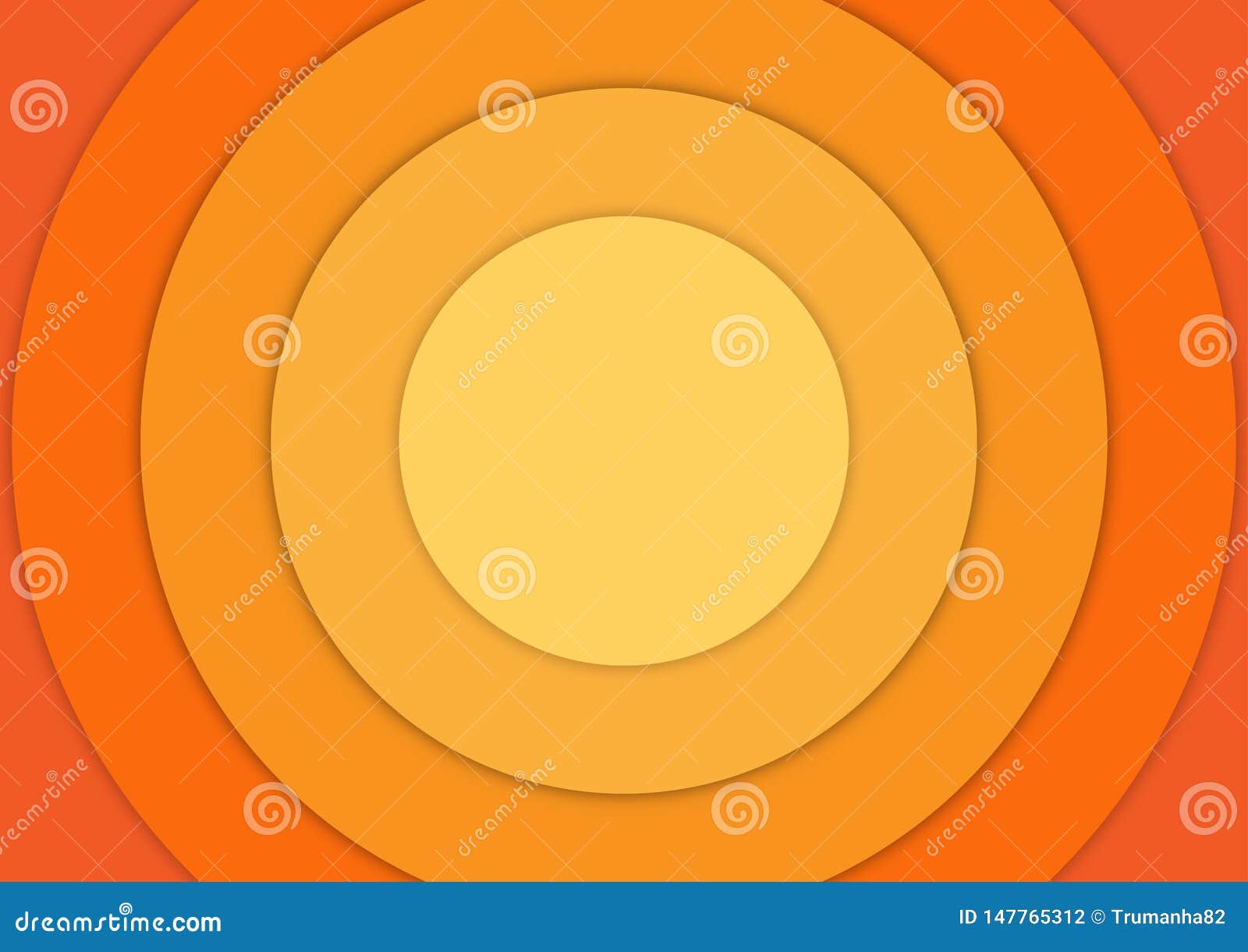 Overlapping Orange and Yellow Gradient Concentric Circles Texture for ...