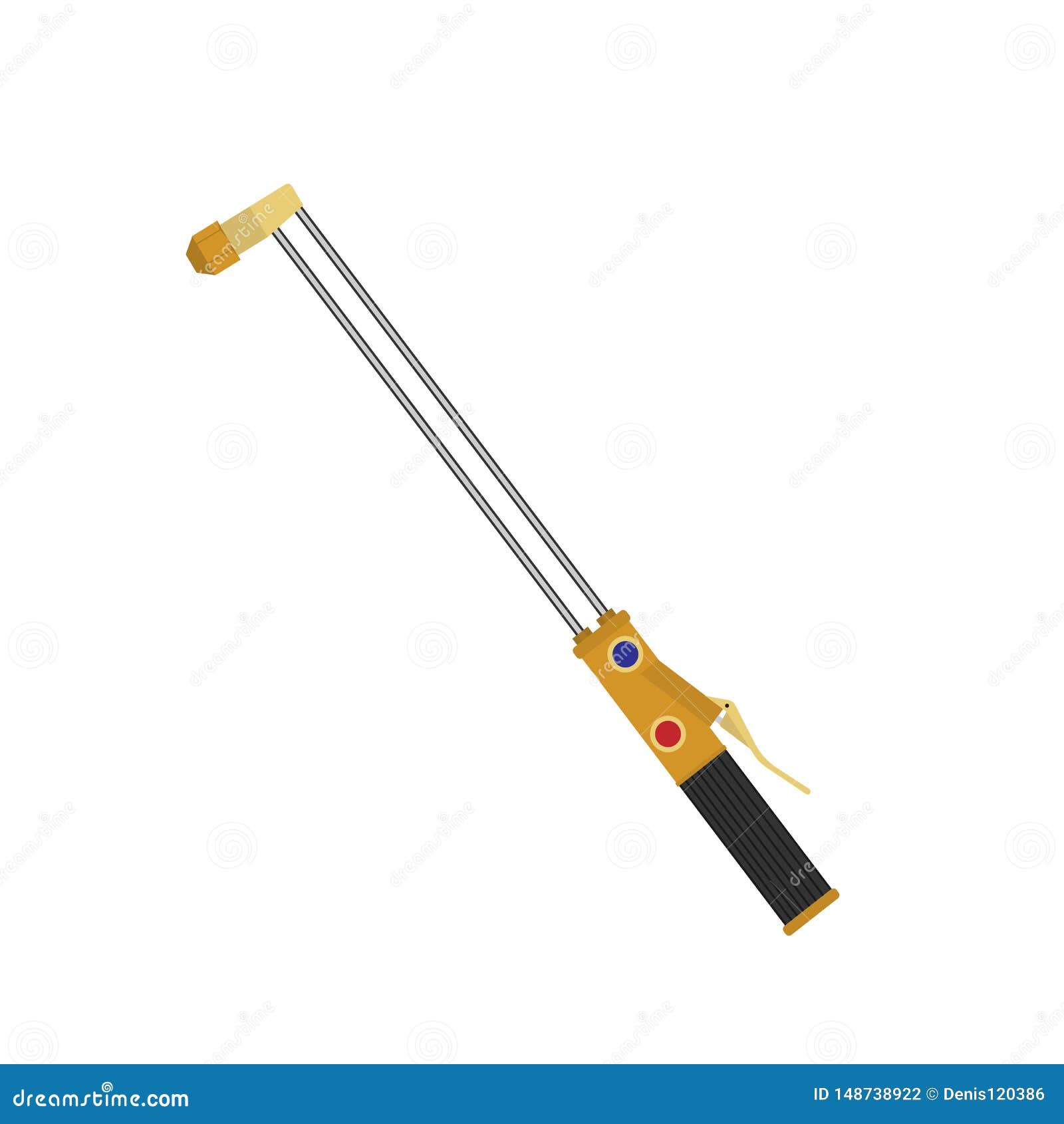 Cutting Torch, Vector Image Stock Illustration - Illustration of torch