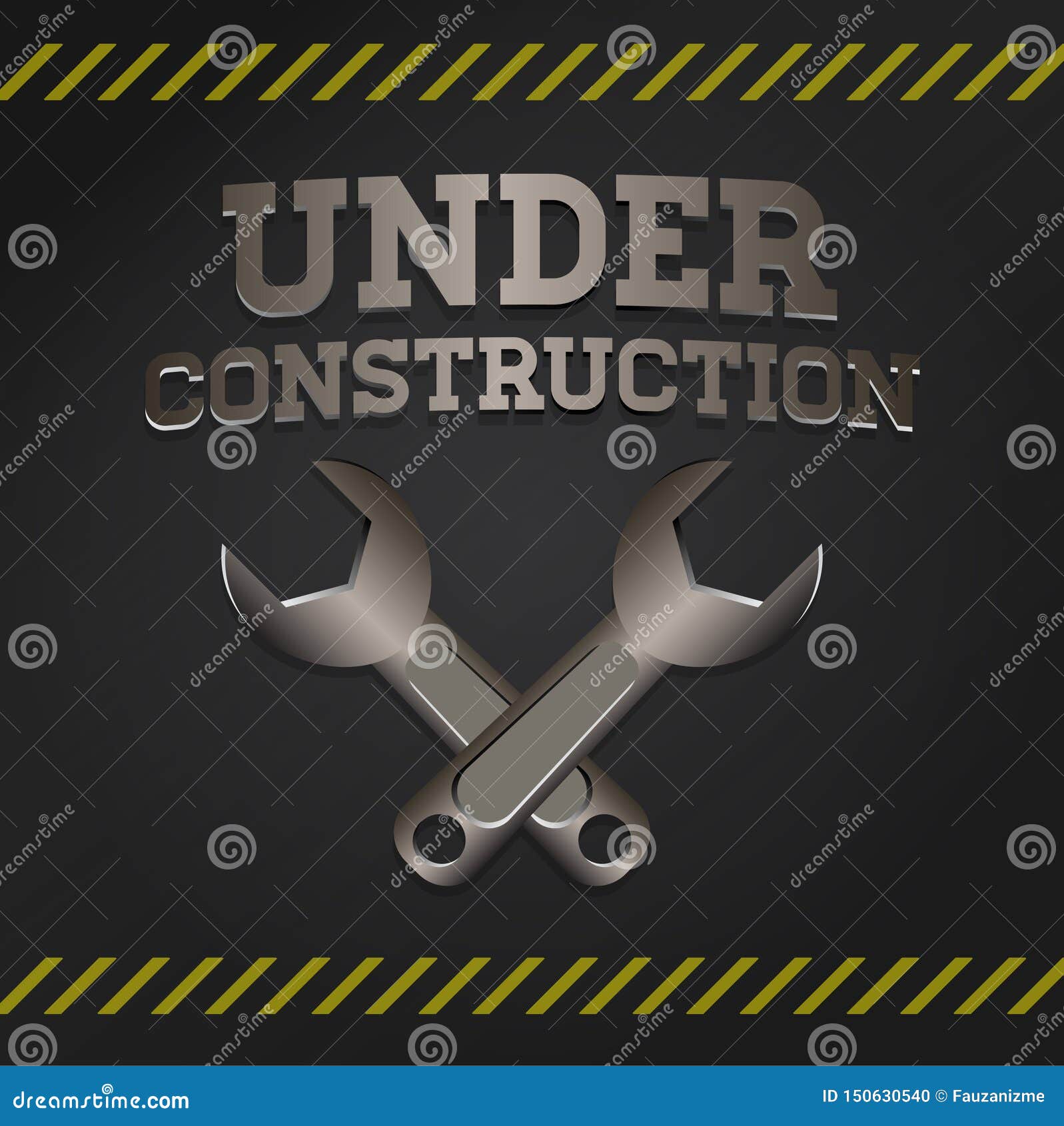 Under Construction Sign Vector Illustration Stock Vector Illustration