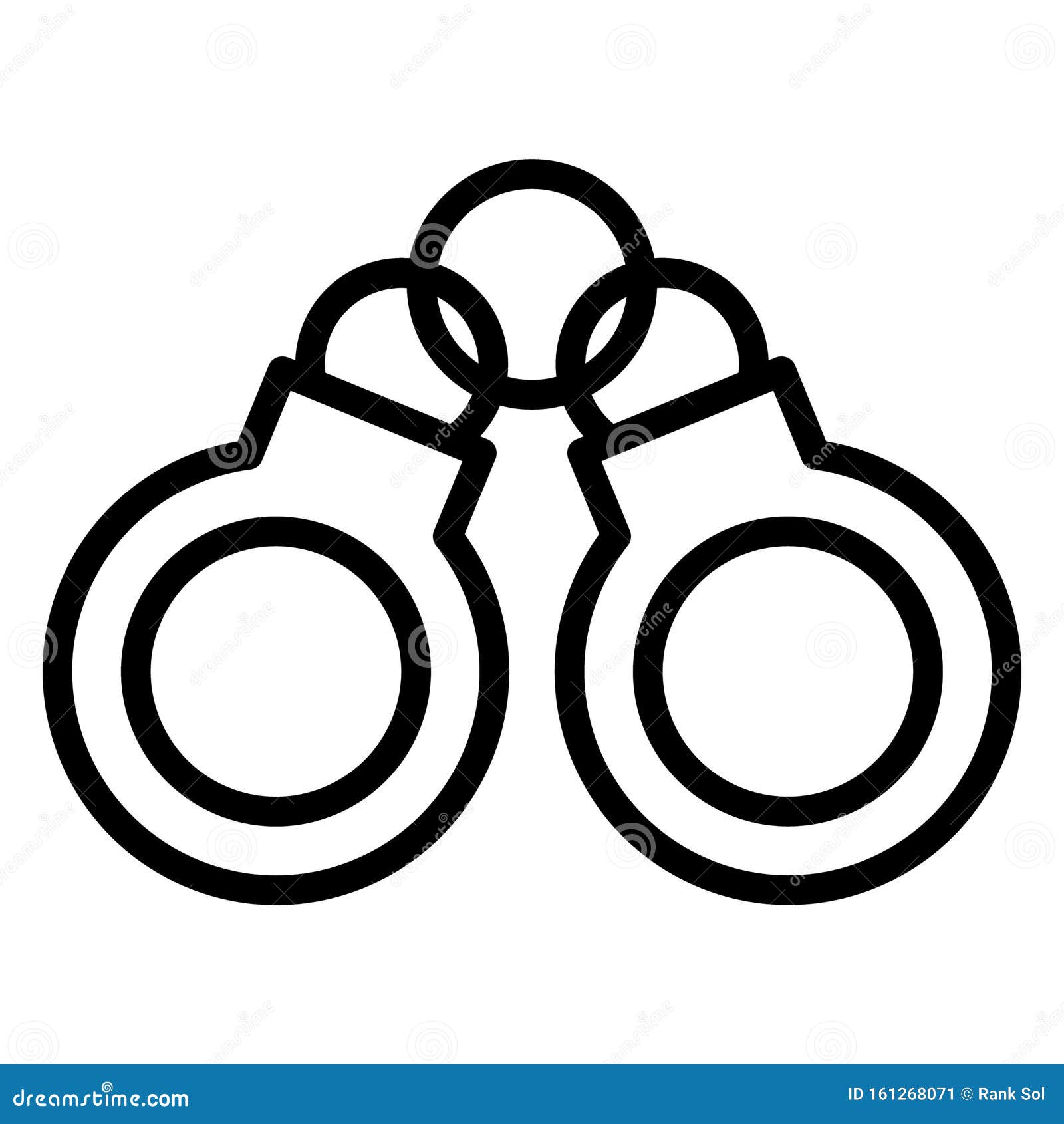 Arrest, Cop Isolated Vector Icon That Can Be Easily Modified Or Edit