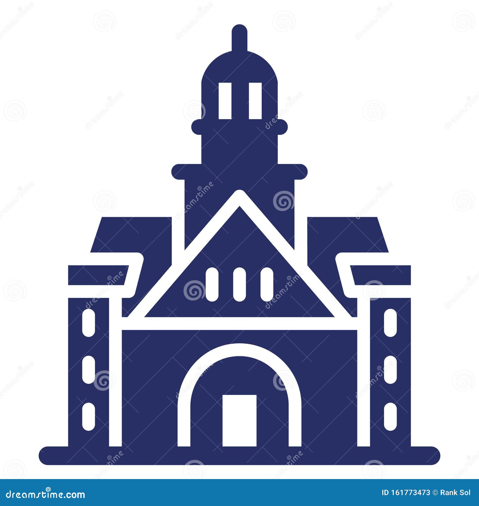 Academic, Brown University Isolated Vector Icon Which Can Be Easily