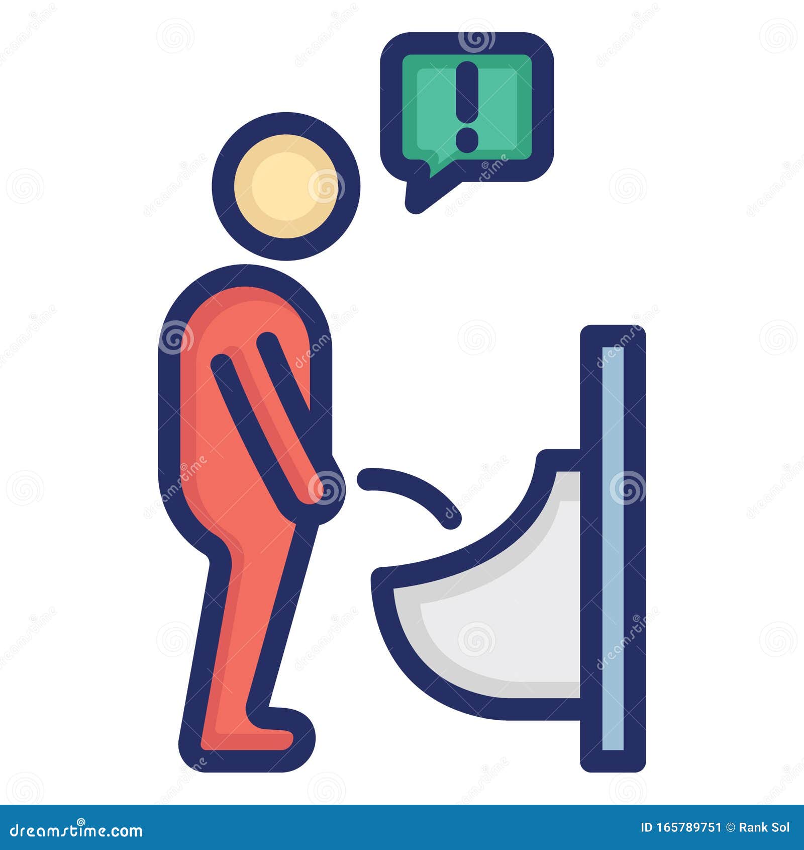 urinate   icon that can be easily modified or edit