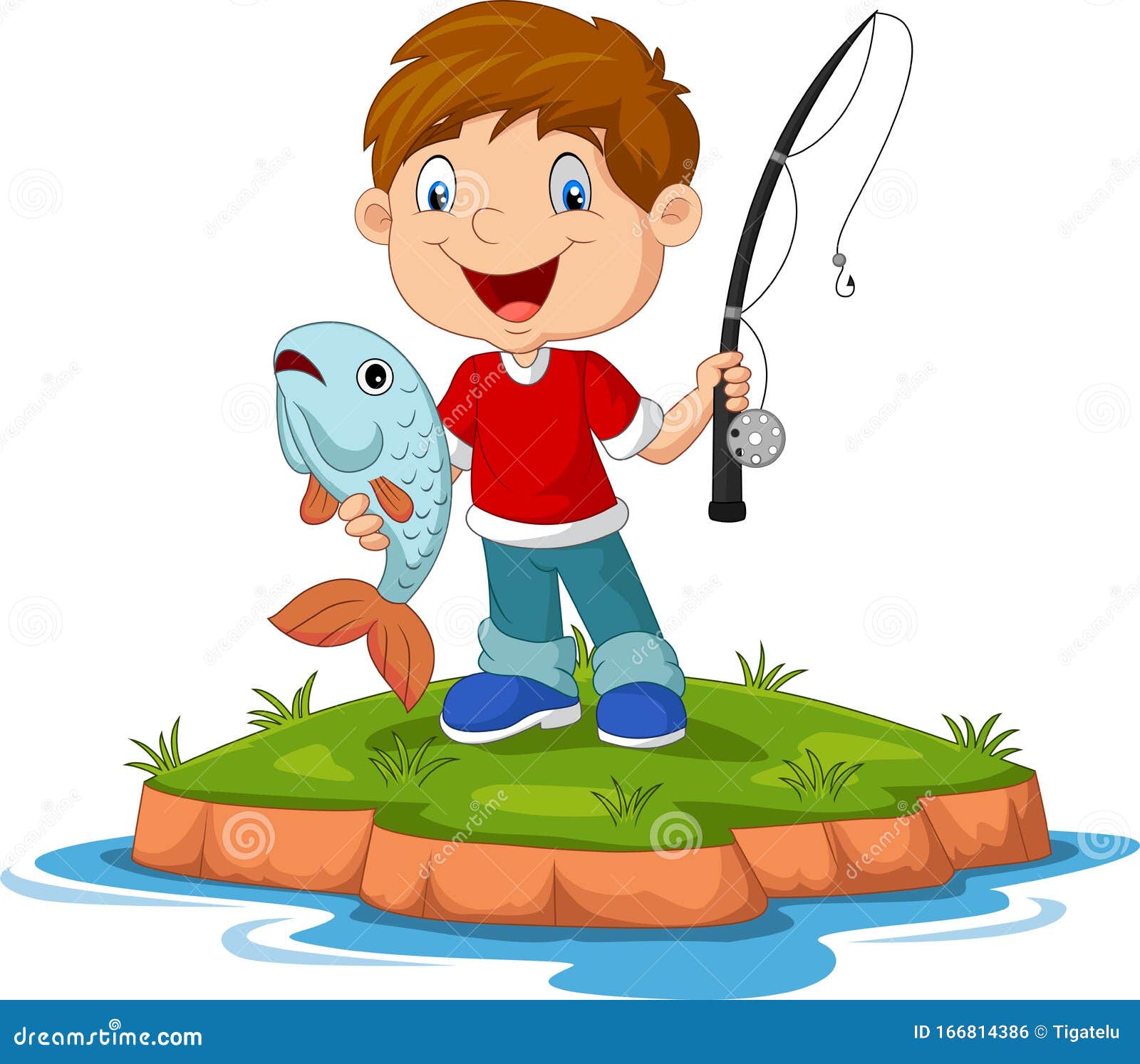 Cartoon Boy Fishing Stock Illustrations – 2,373 Cartoon Boy Fishing Stock  Illustrations, Vectors & Clipart - Dreamstime