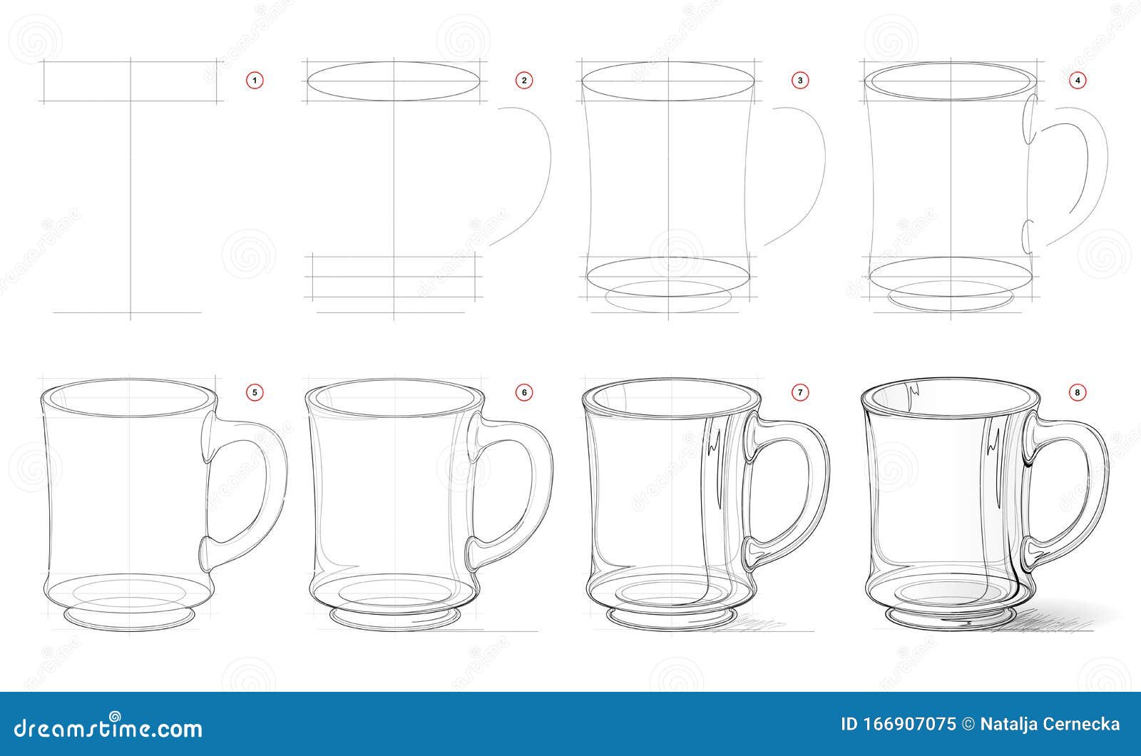 How to Draw a Cup and Saucer Step-by-Step for Beginners - YouTube