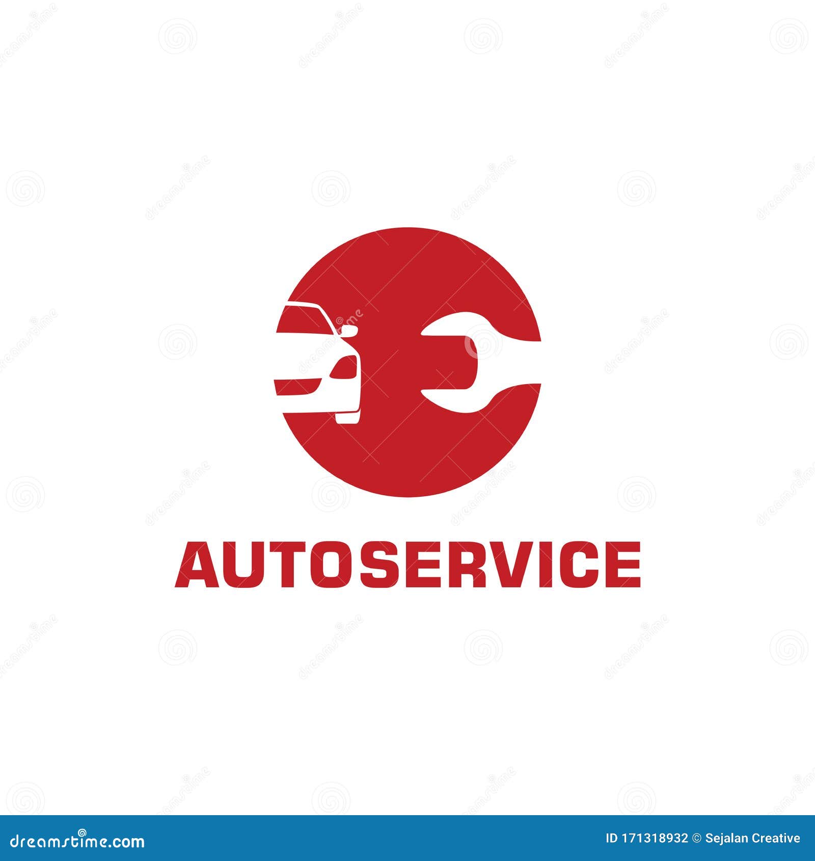 Car and Car Auto Service Logo Vector Illustration Stock Vector
