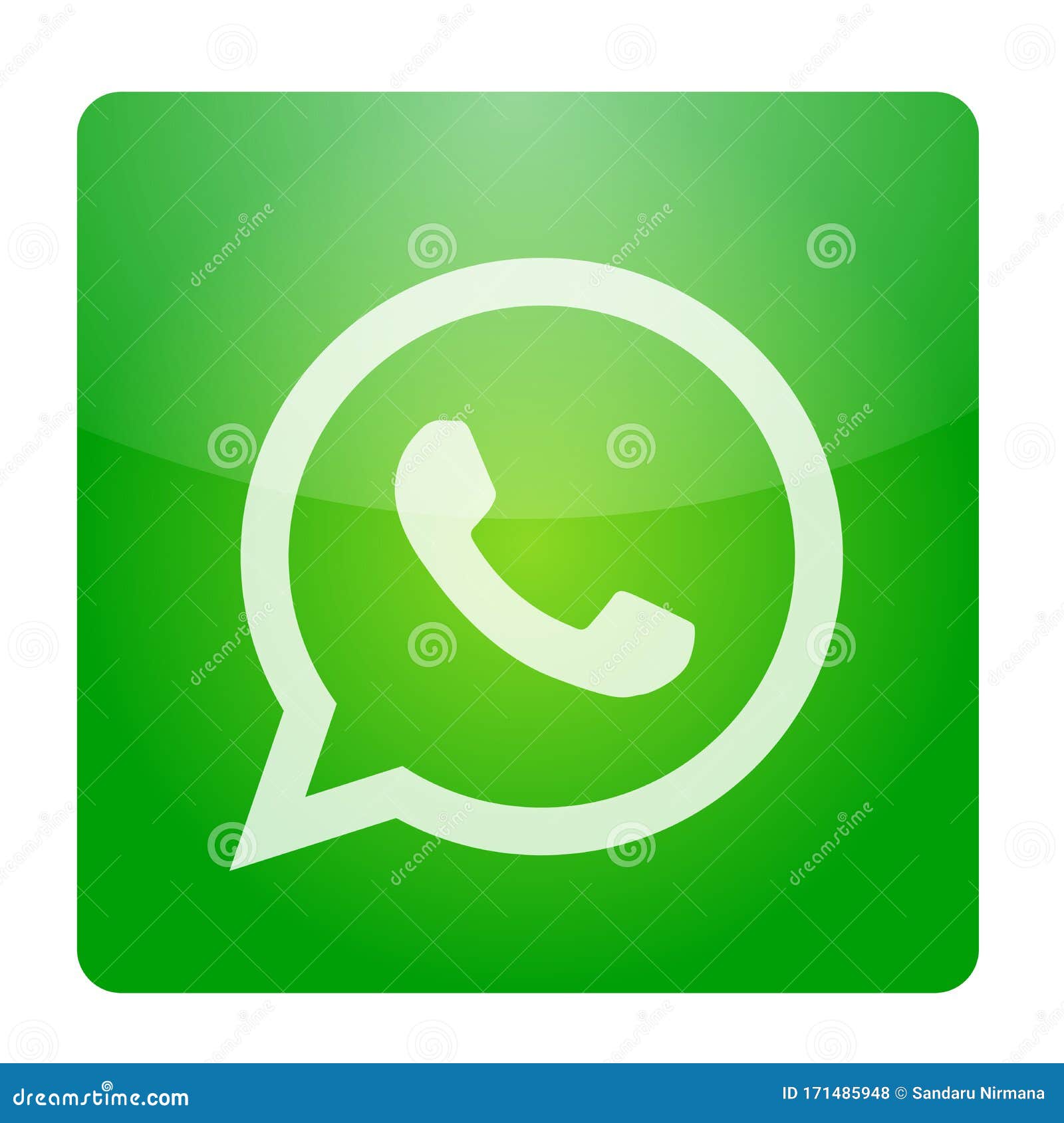 Whatsapp Icon Logo Element Sign Vector Mobile App On White Background