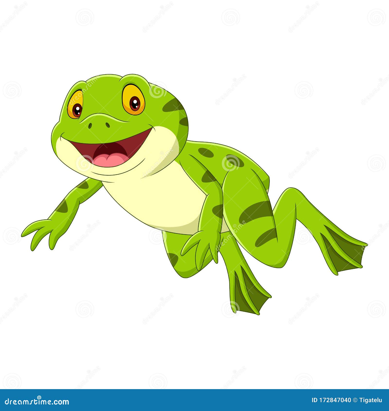 Cartoon Happy Green Frog Jumping Stock Vector - Illustration of adorable, jumping: 172847040 Cartoon Happy Green Frog Jumping Stock Vector - Illustration of adorable, jumping: 172847040