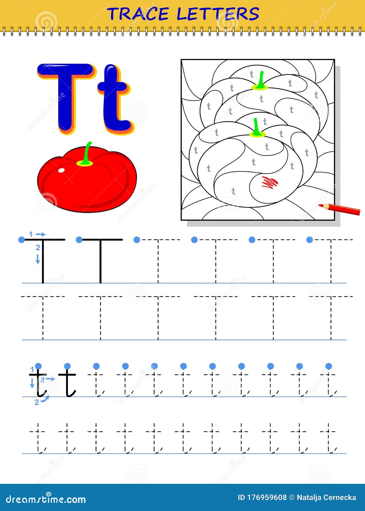 Printable Alphabet Tracing Worksheets Letter T
