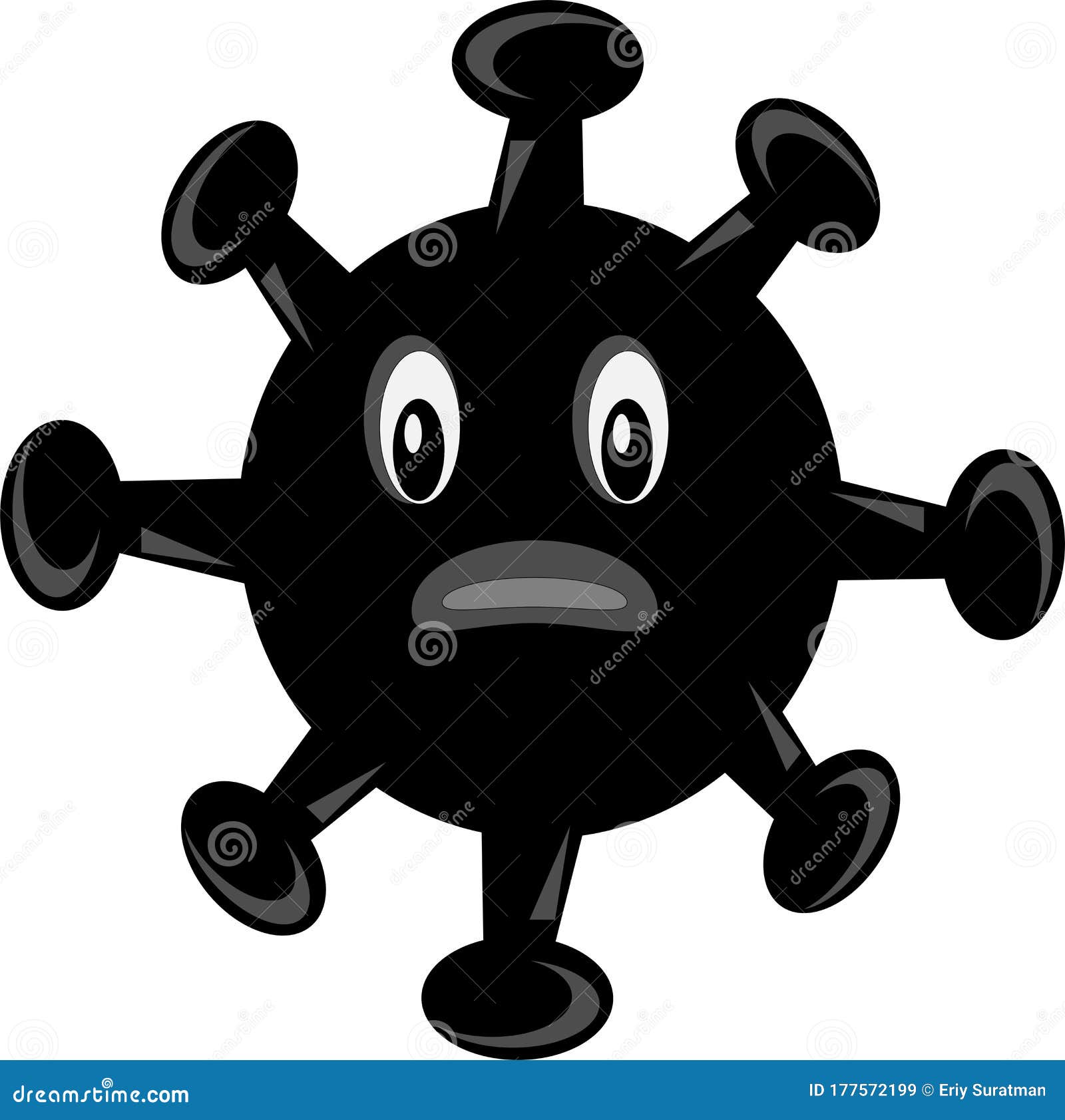 Ilustration Vector Graphic of Virus Perfect for Health Stock Vector