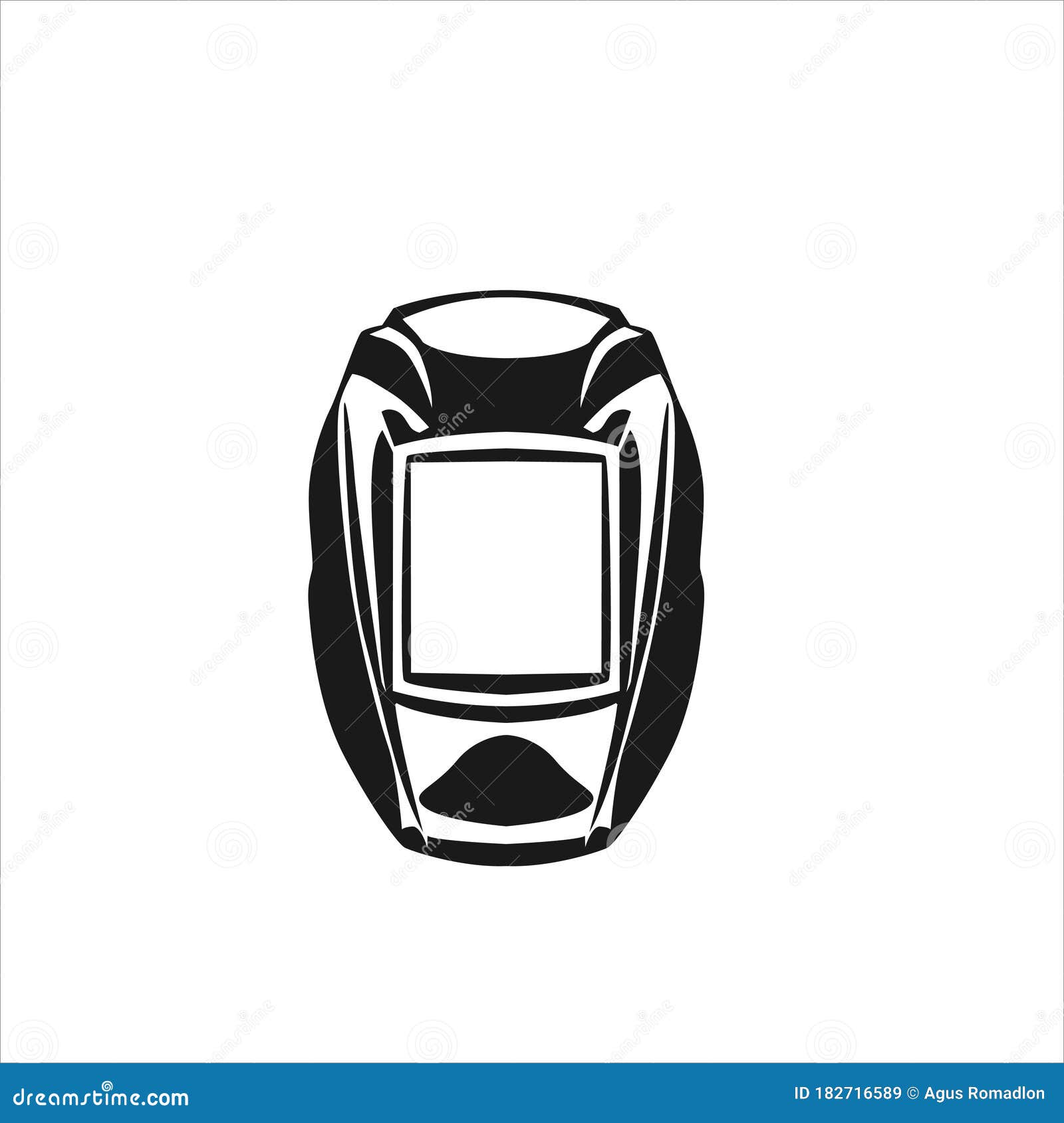 Welding Company Logo Design, Modern Helmet Logo Stock Vector