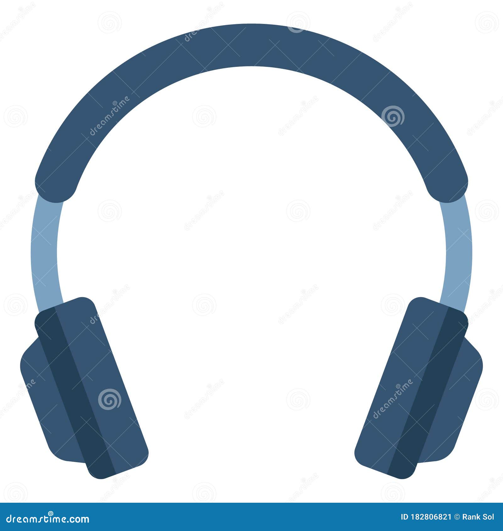 Ear Speakers, Earbuds Line Style Vector Icon Which Can Easily Modify or