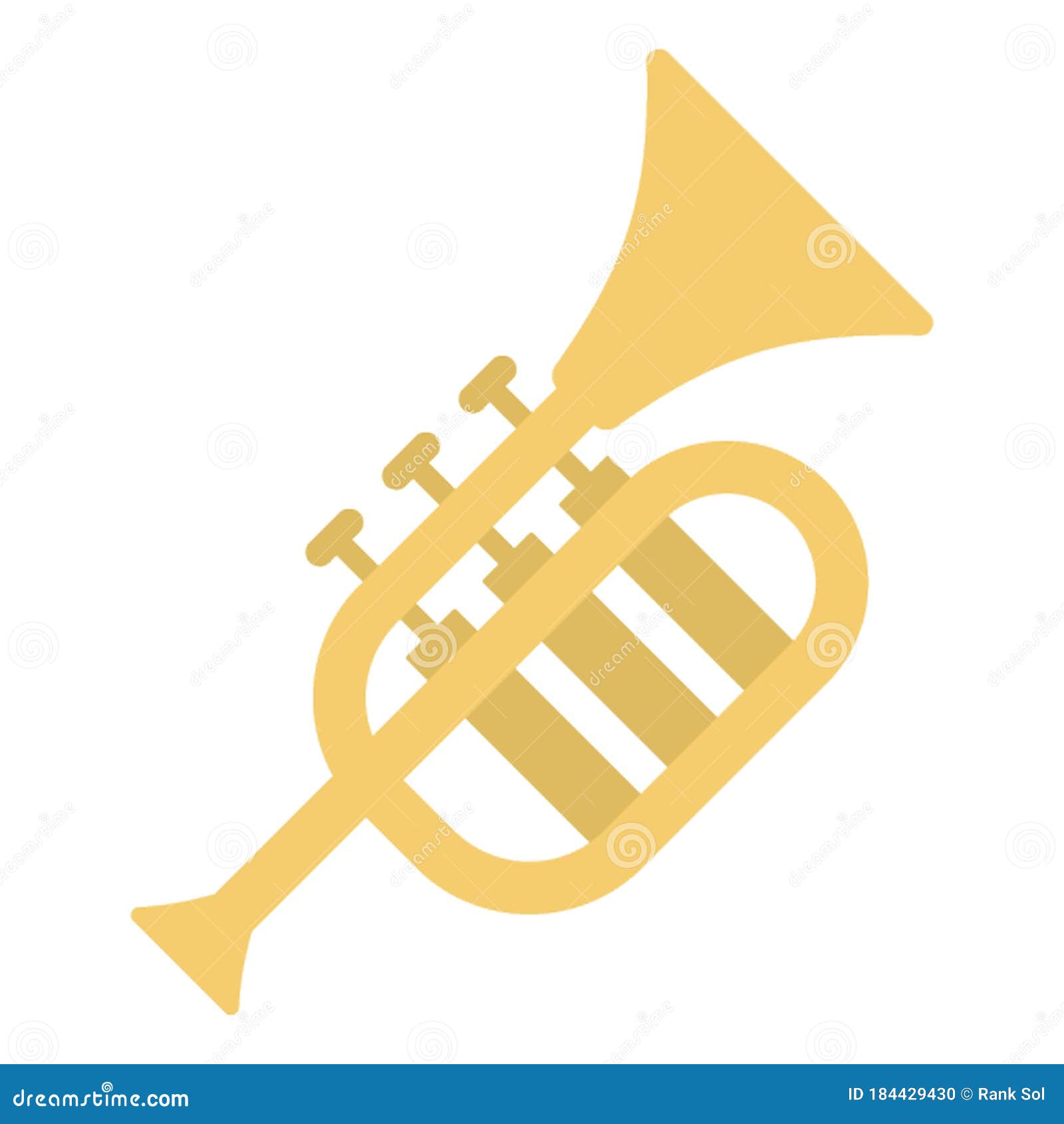 Euphonium Color Vector Icon Which Can Easily Modify or Edit Icon Stock Vector Illustration of