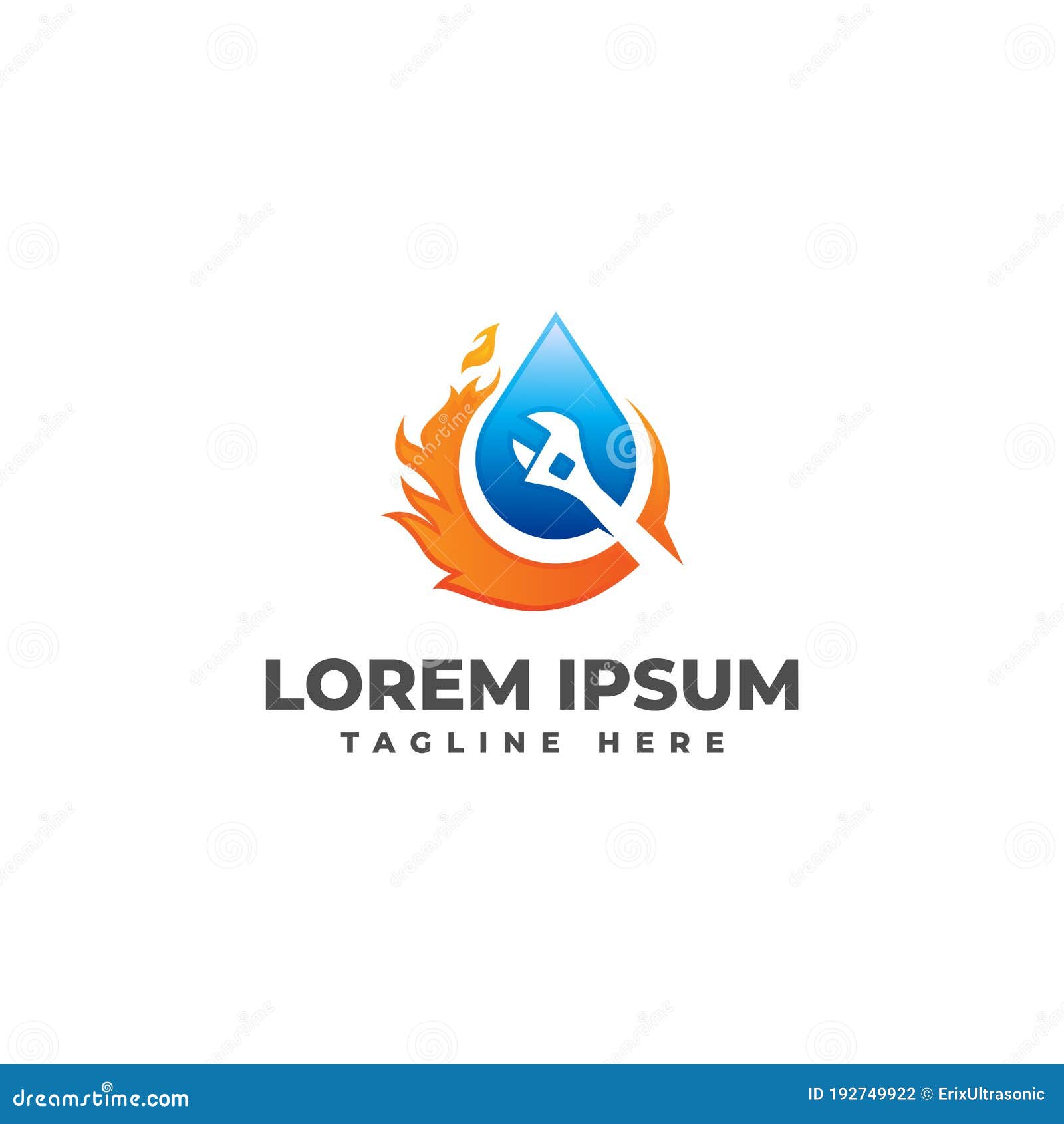Plumbing Repair Gas and Water Logo Vector Icon Stock Vector - Illustration  of blue, creative: 192749922, image size:1600x1690