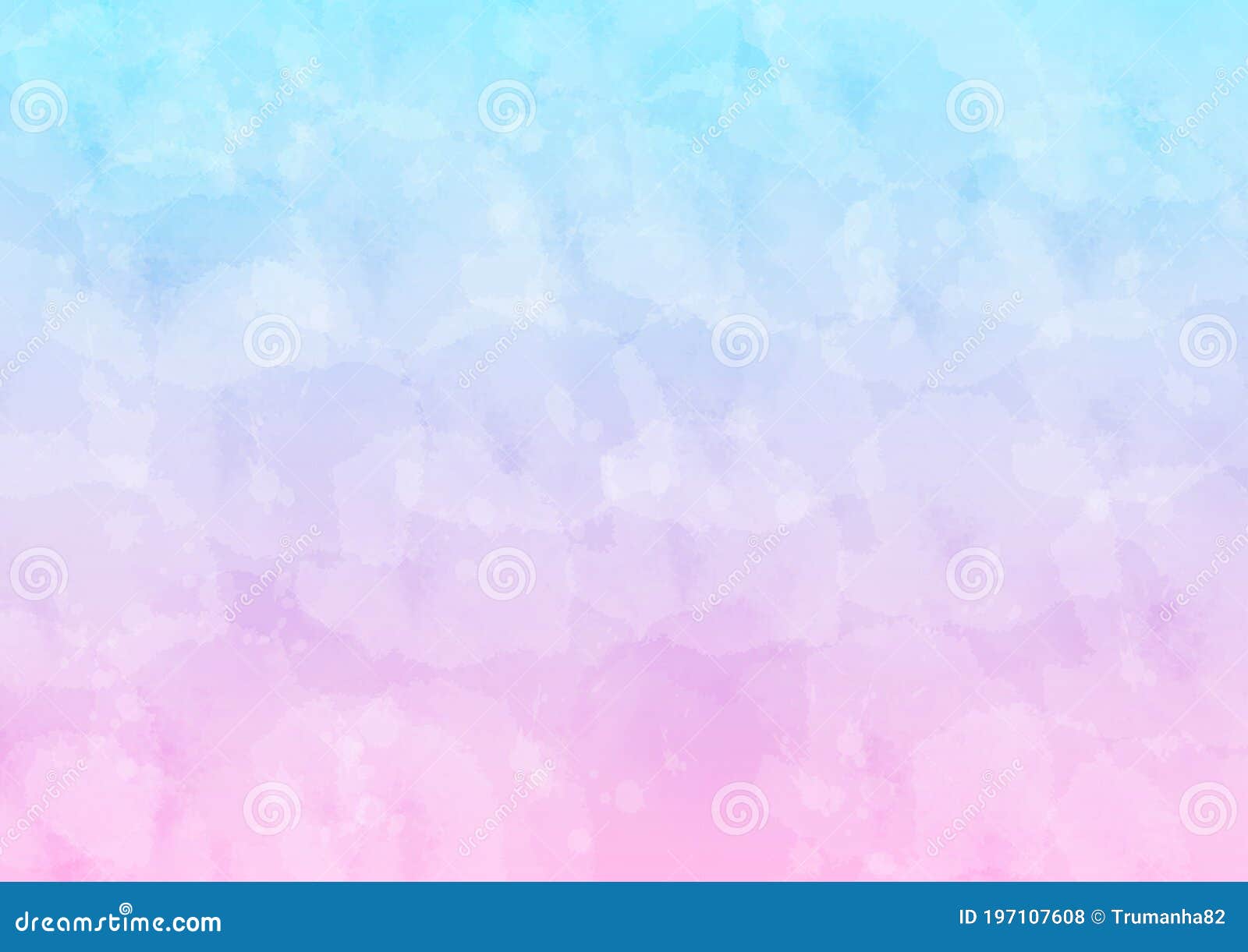  pastel blue and pink abstract background with watercolor pattern