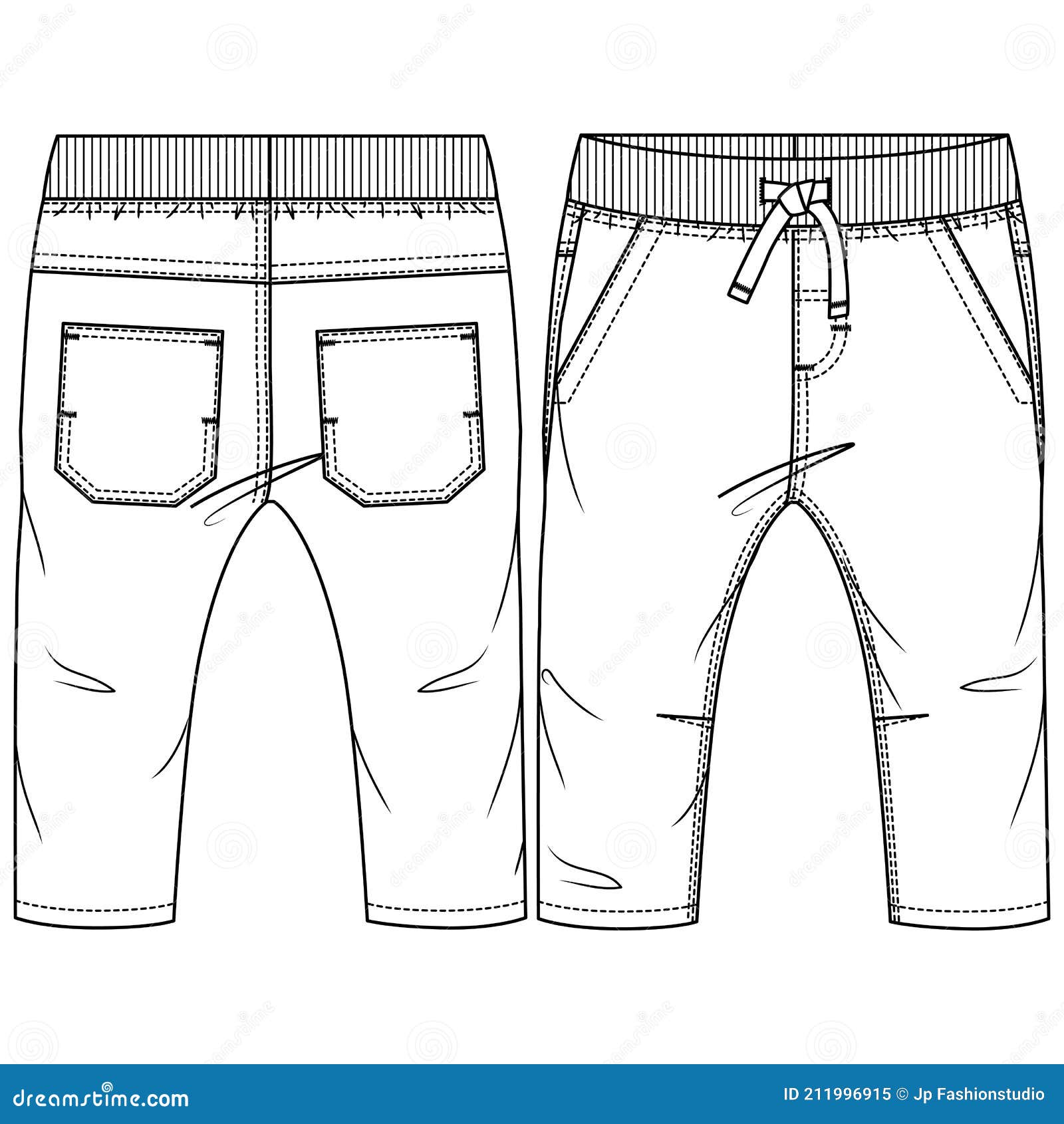 Free Downloads: Illustrator Pants Flat Sketches | Fashion sketch template,  Fashion flats, Flat sketches
