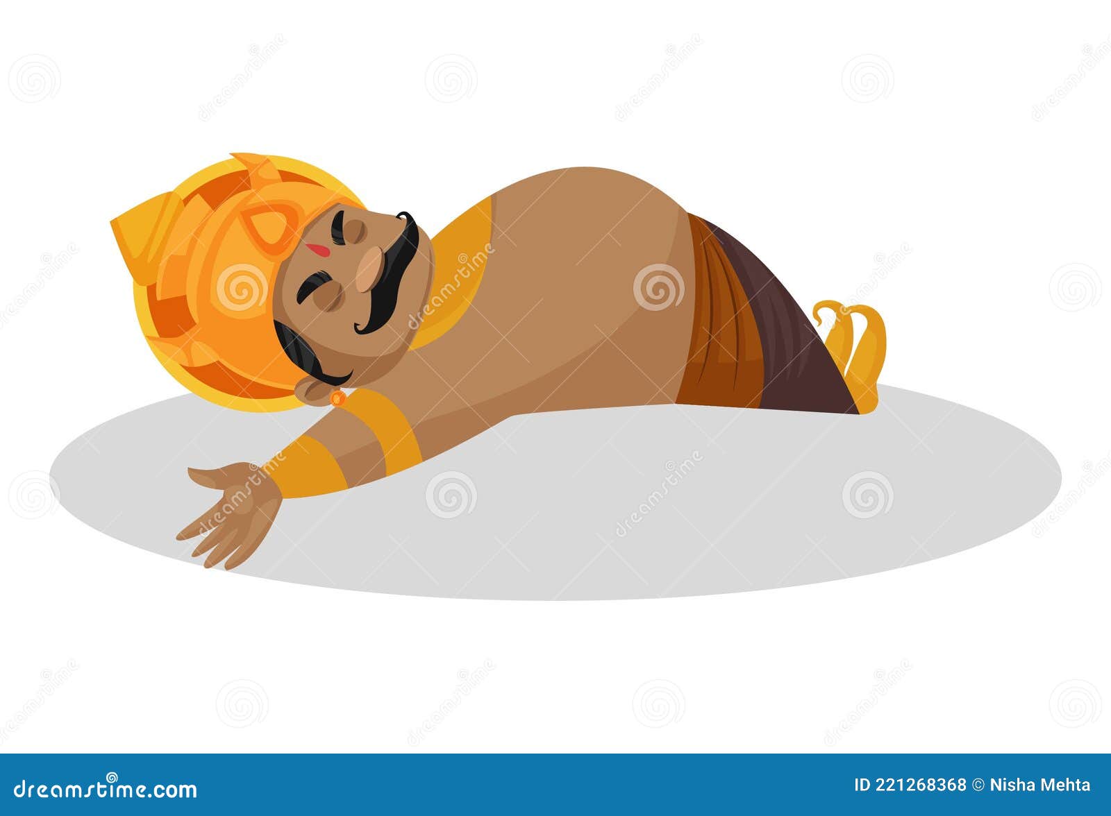 Kumbhakarna Vector Cartoon Illustration Stock Vector - Illustration of funny, floor: 221268368 Kumbhakarna Vector Cartoon Illustration Stock Vector - Illustration of funny, floor: 221268368
