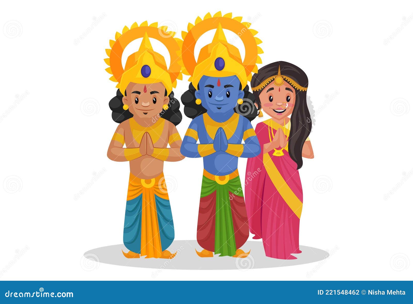 Lakshman Lord Rama, Goddess Sita Cartoon Character Stock Vector - Illustration of culture, comic: 221548462 Lakshman Lord Rama, Goddess Sita Cartoon Character Stock Vector - Illustration of culture, comic: 221548462