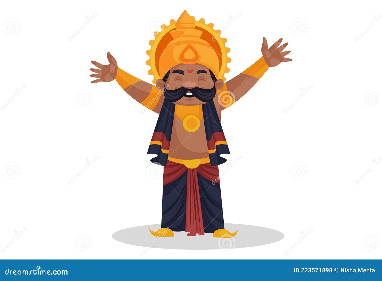 Ravana Vector Cartoon Character Illustration Stock Vector - Illustration of culture, cartoon: 223571898 Ravana Vector Cartoon Character Illustration Stock Vector - Illustration of culture, cartoon: 223571898