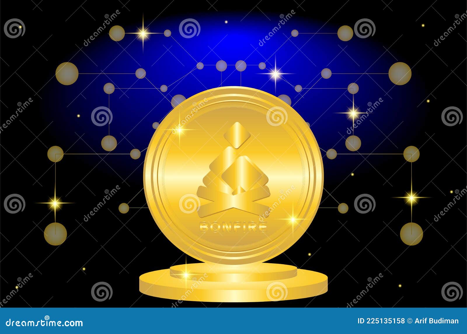 Bonfire Crypto Illustrations & Vectors