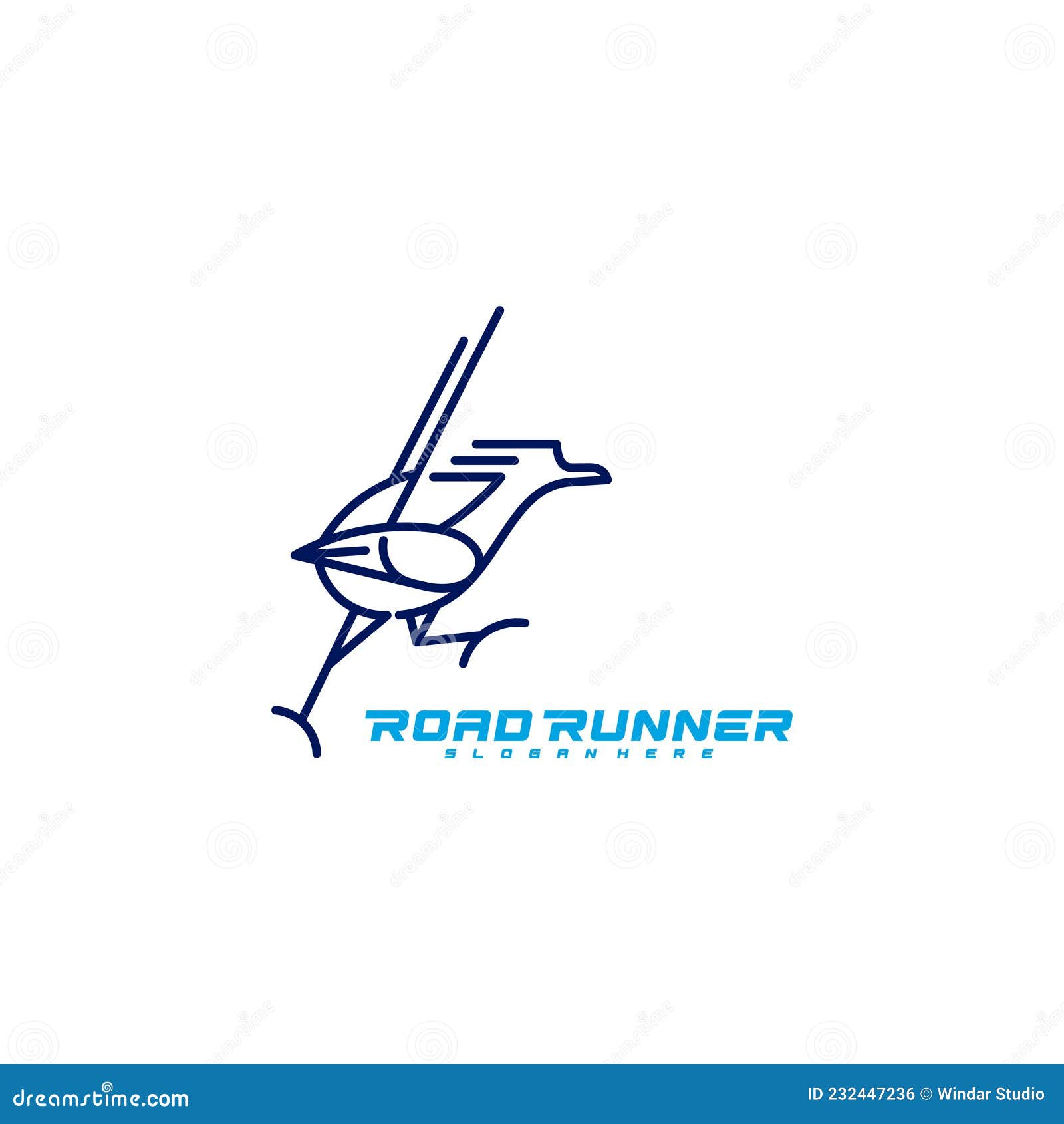 roadrunner bird logo   