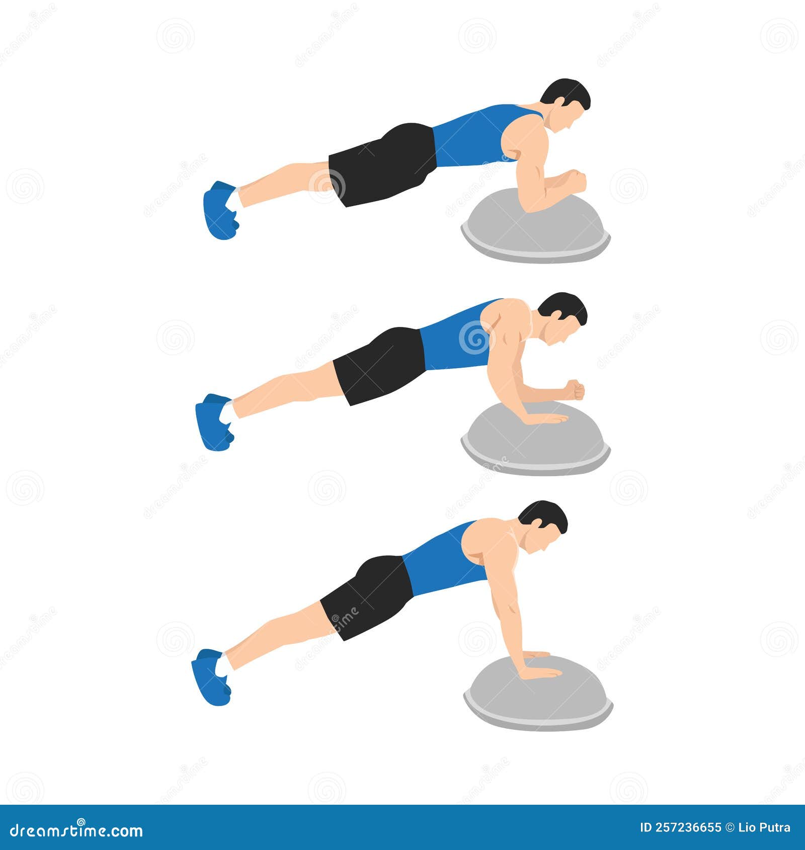 plank exercise diagram