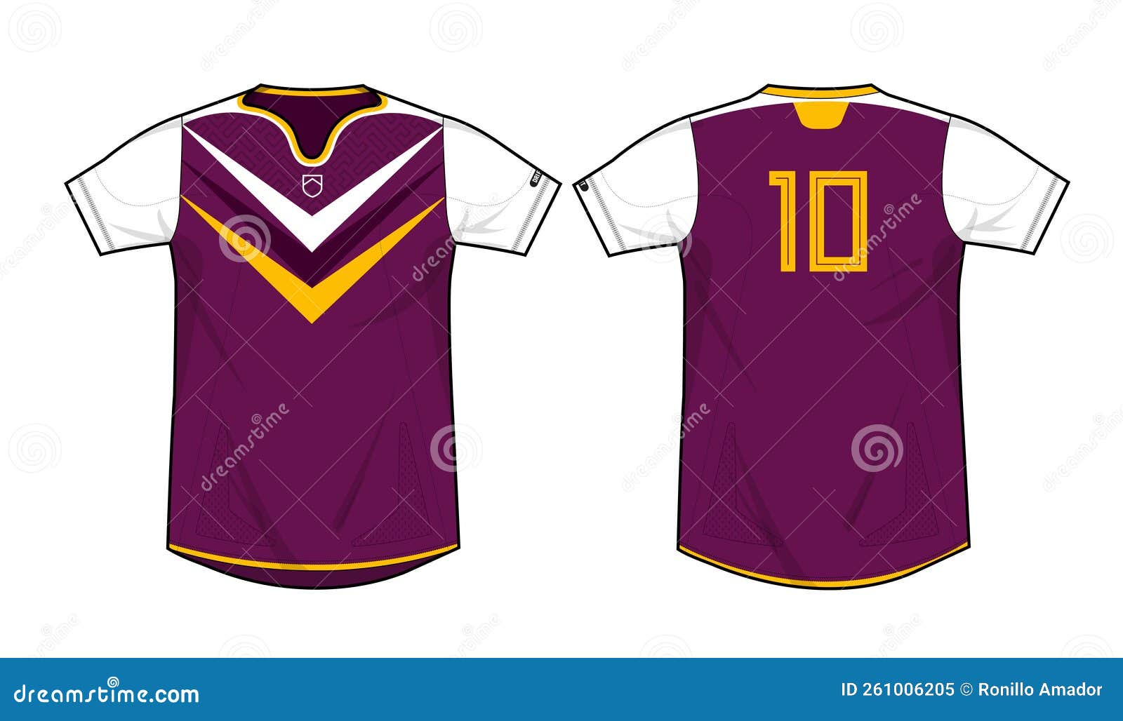 Sports Team Jersey for Football Soccer Athletic Team Uniform Apparel