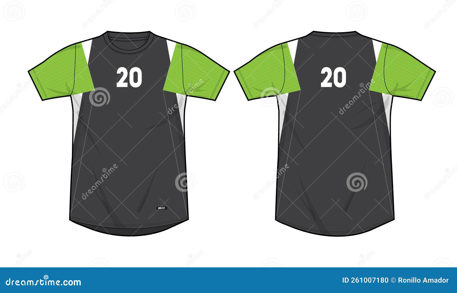 Sports Team Jersey for Football Soccer Athletic Team Uniform Apparel