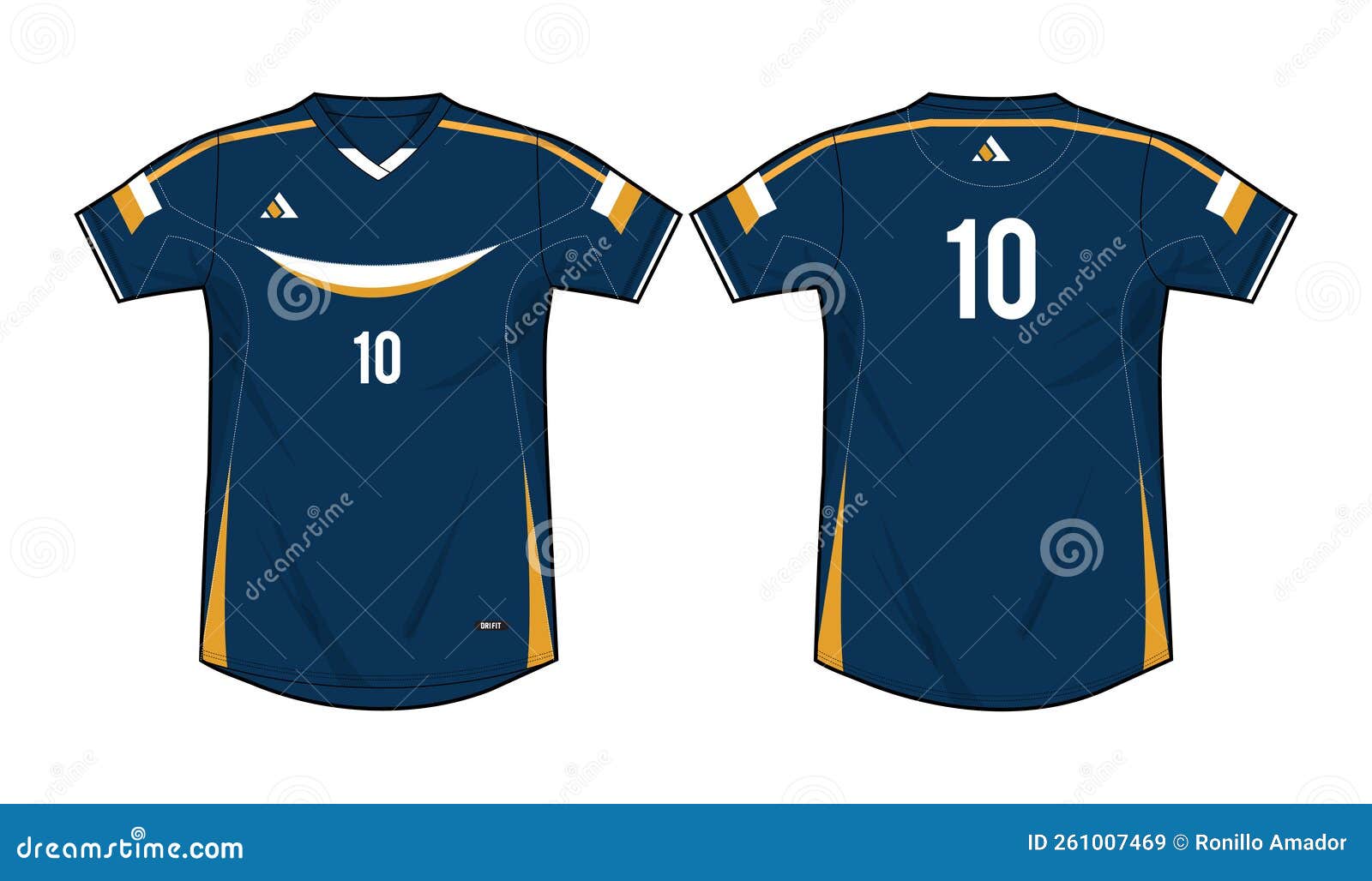 Sports Team Jersey for Football Soccer Athletic Team Uniform Apparel