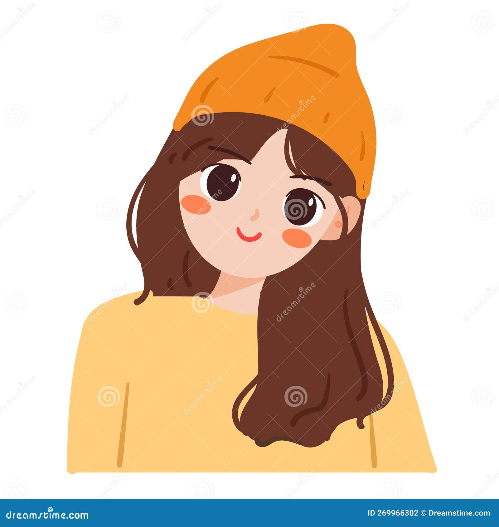 Step by step to draw a cute girl. Drawing tutorial a cute girl. Drawing  lesson for children. Vector illustration 26536867 Vector Art at Vecteezy