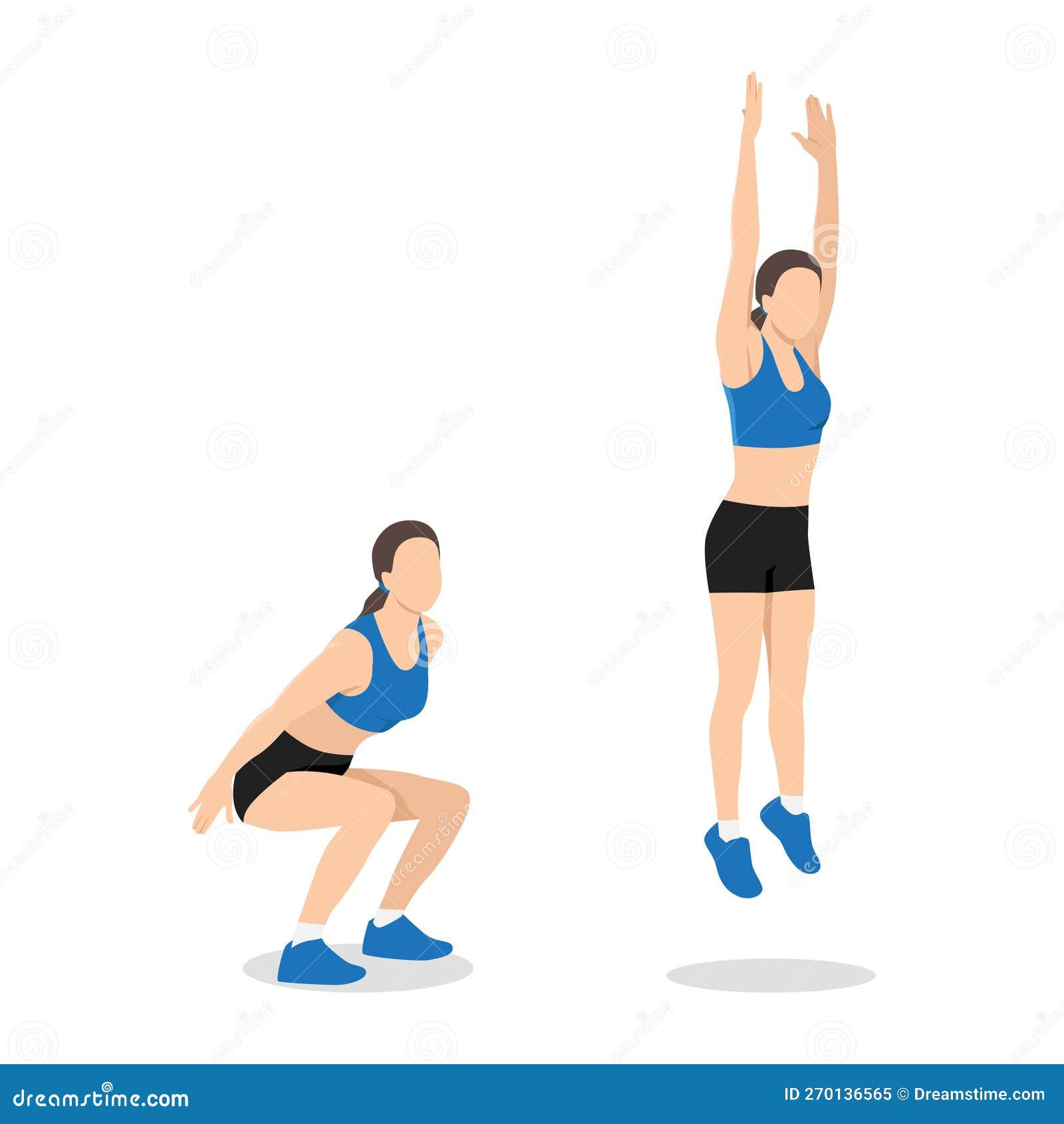 Jump Squat  Illustrated Exercise Guide