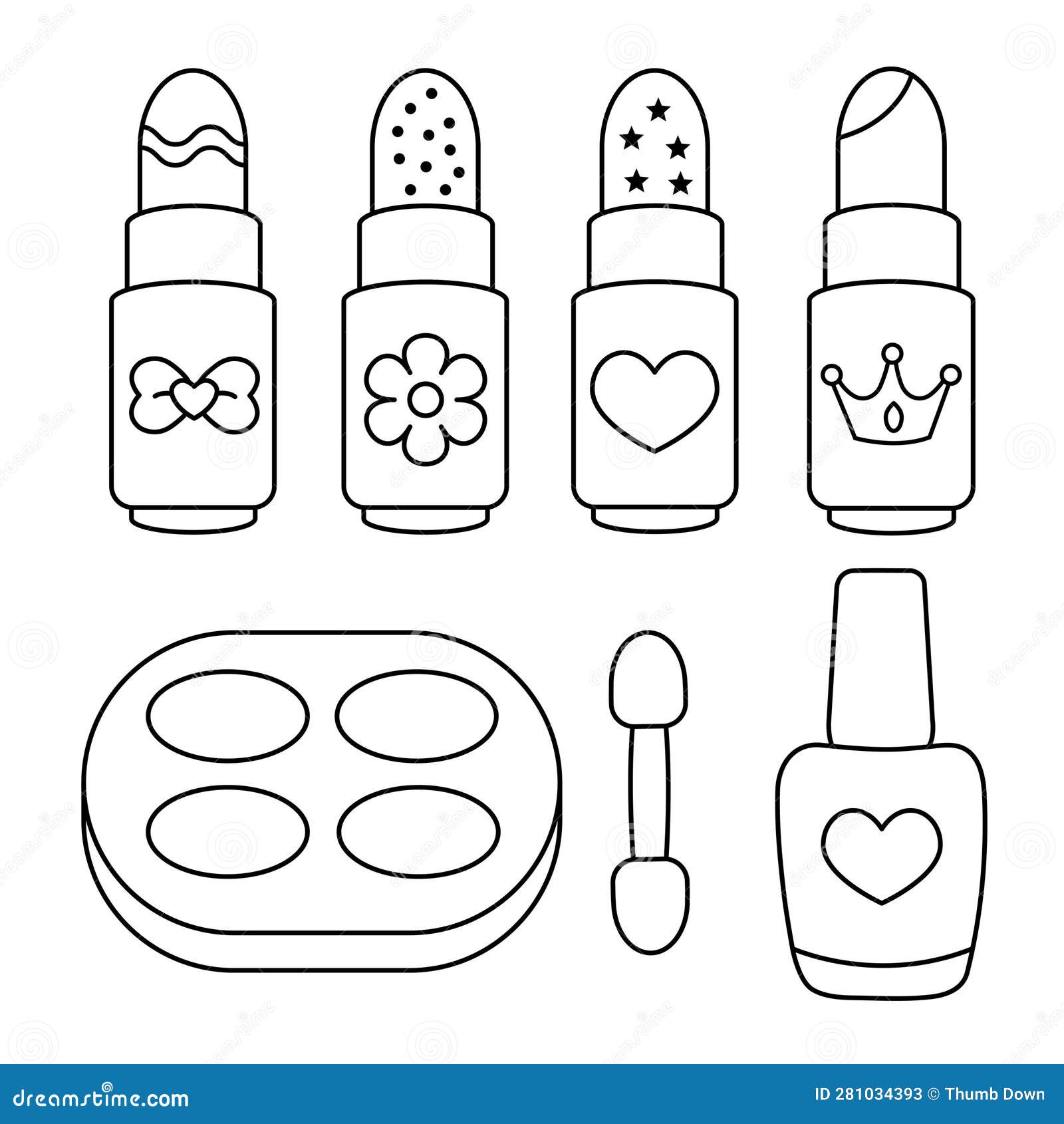 nail polish coloring pages