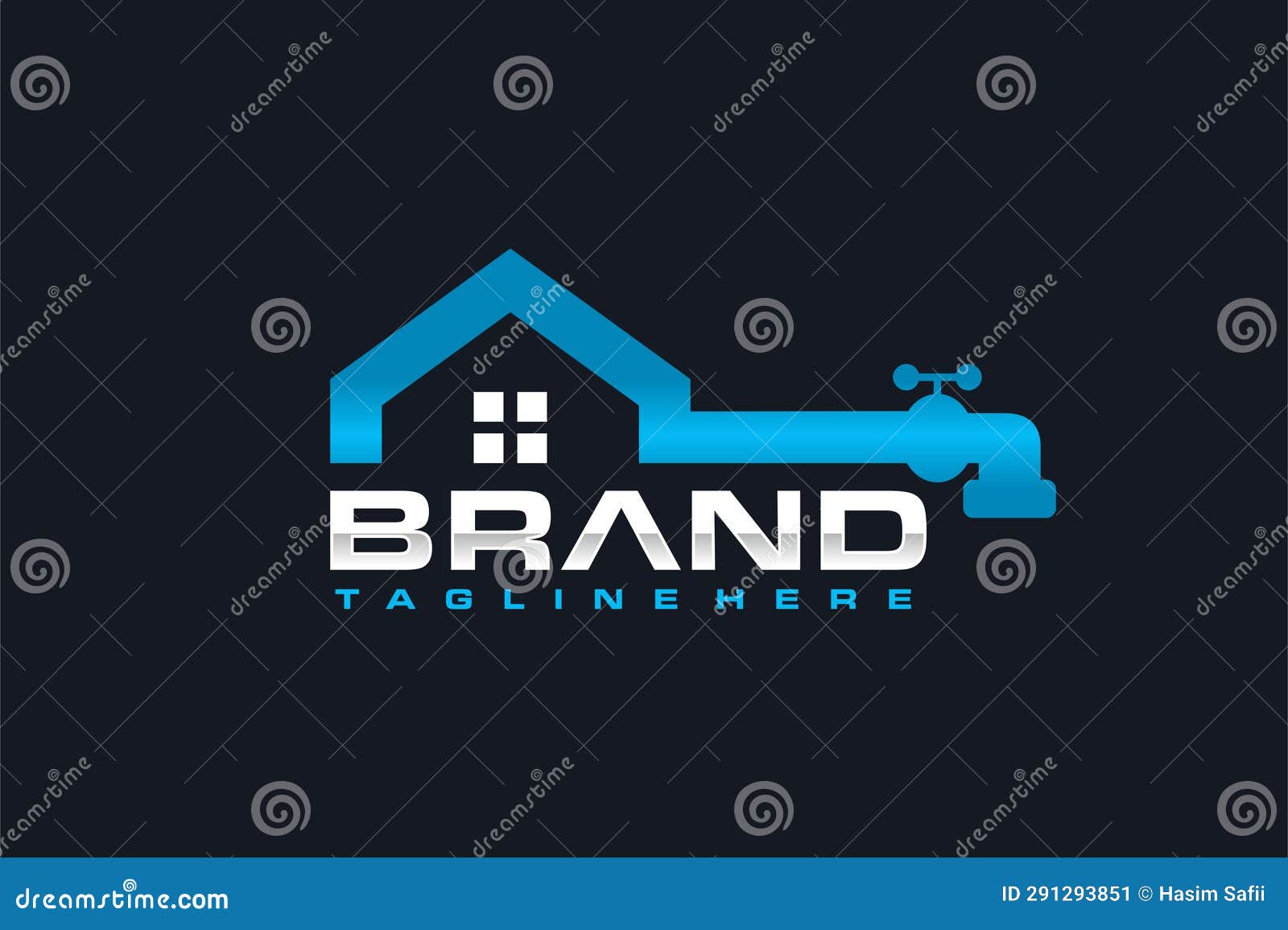 Home faucet logo stock vector. Illustration of logo 291293851