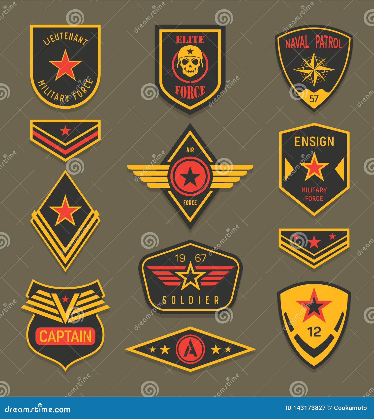 Basic RGB stock vector. Illustration of navy, armed - 143173827