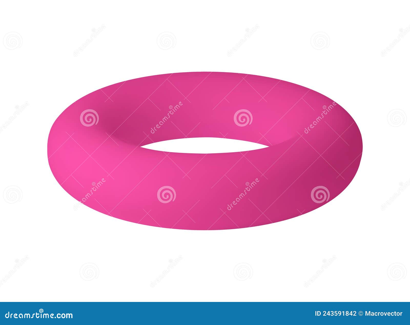 purple torus realistic composition