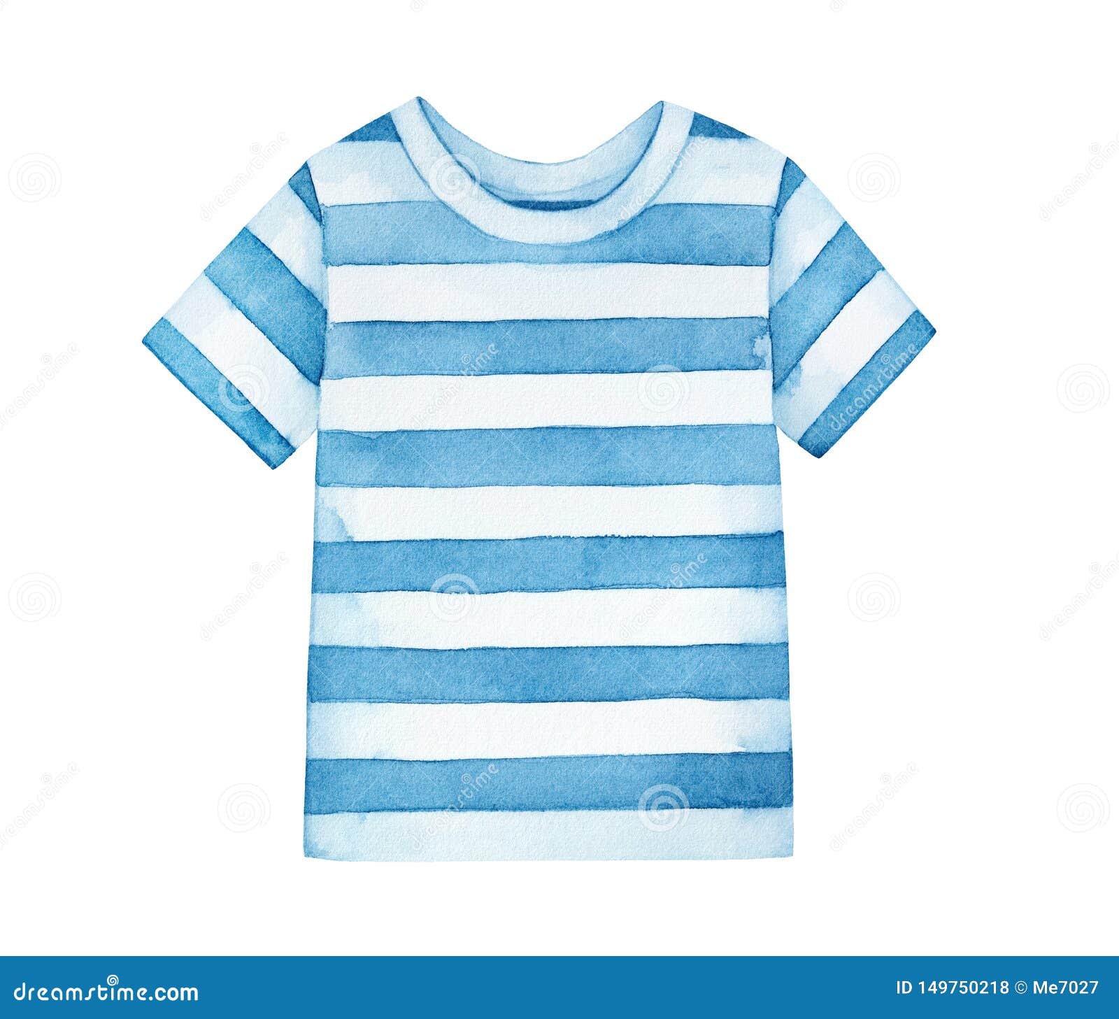 navy blue striped t shirt