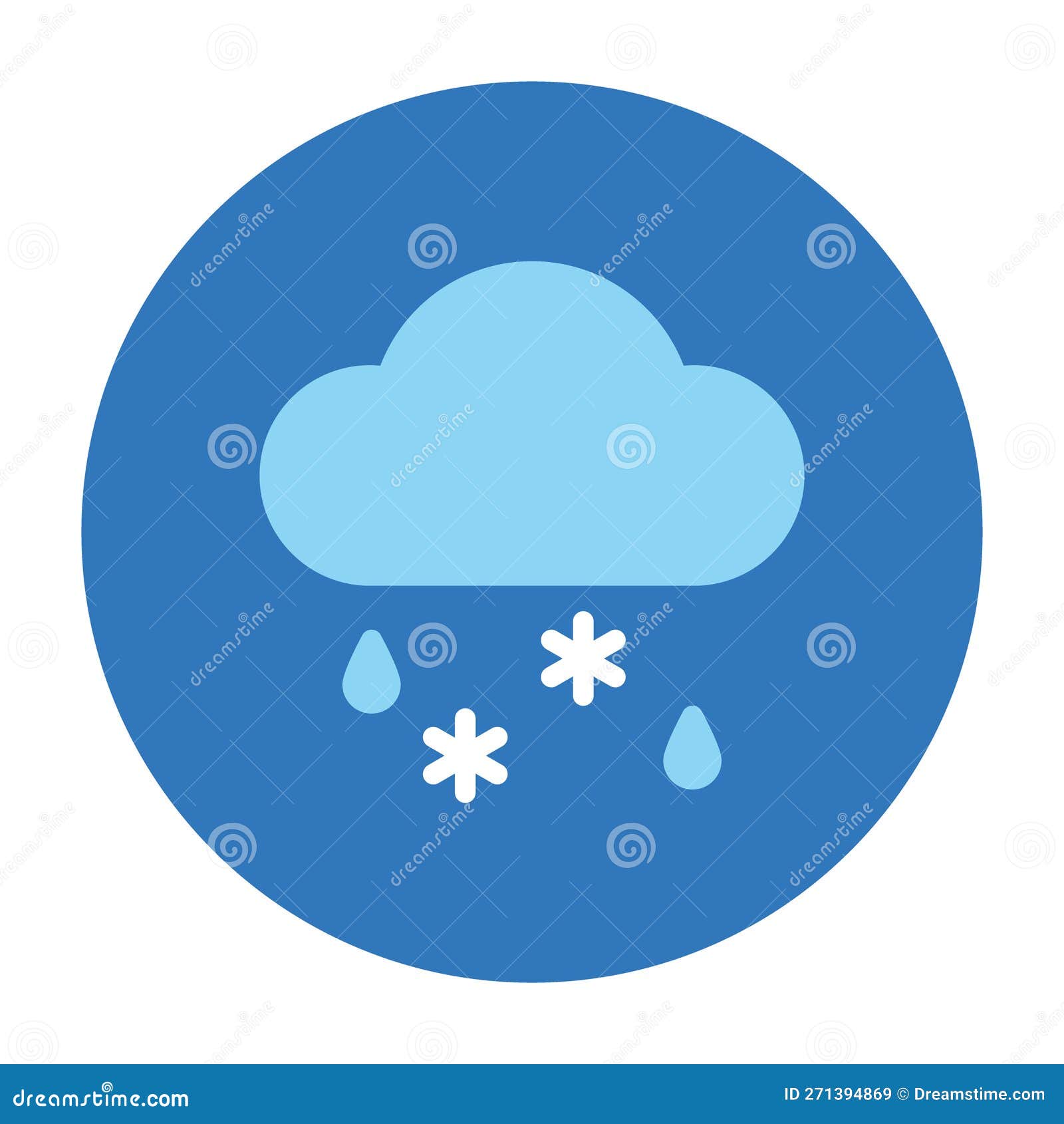 Gratis round blue sticker isolated on white Vector Image