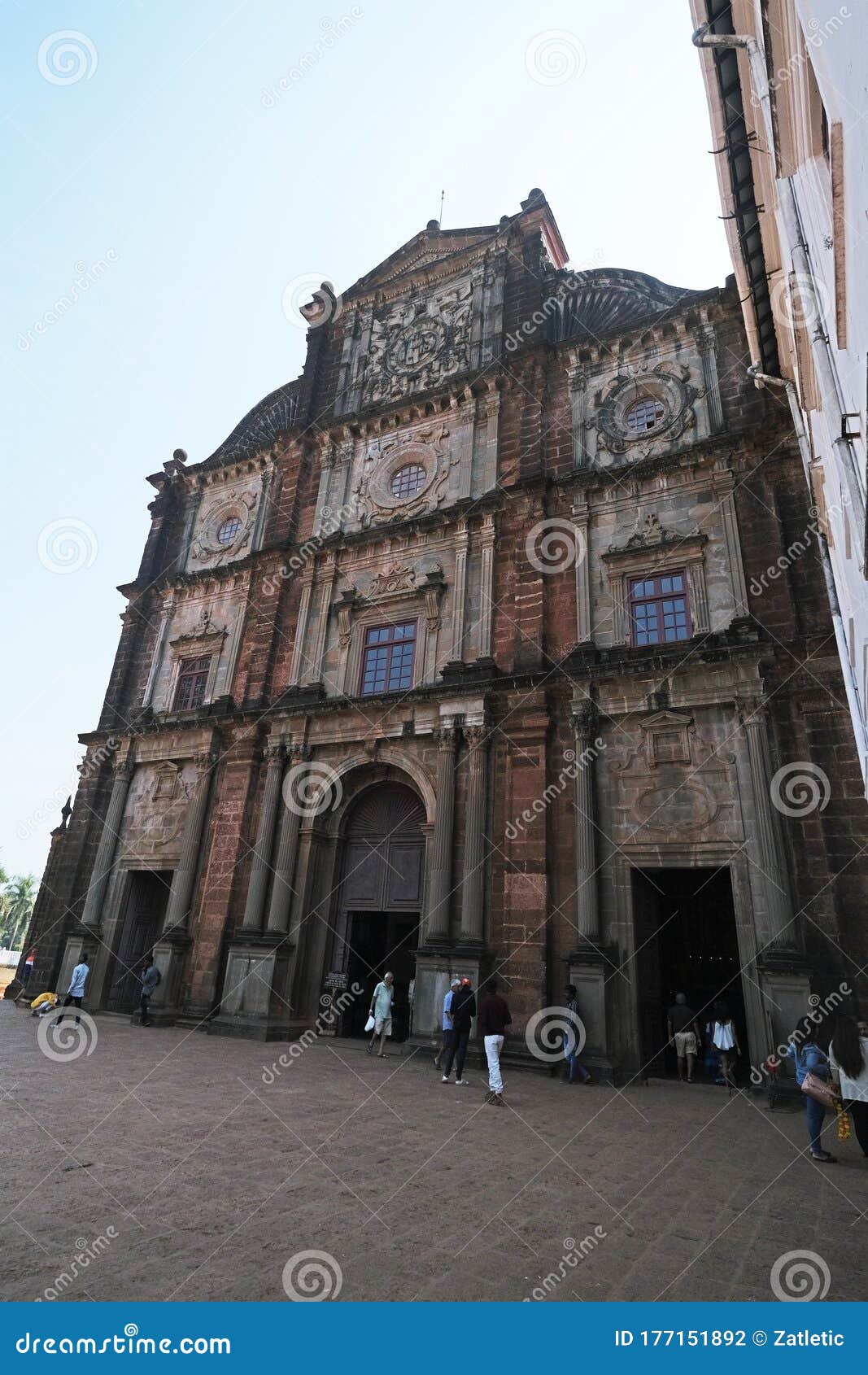 Goa Velha, Goa, India. Altar Of Our Lady Of Pilar Church. Fr. Agnel S