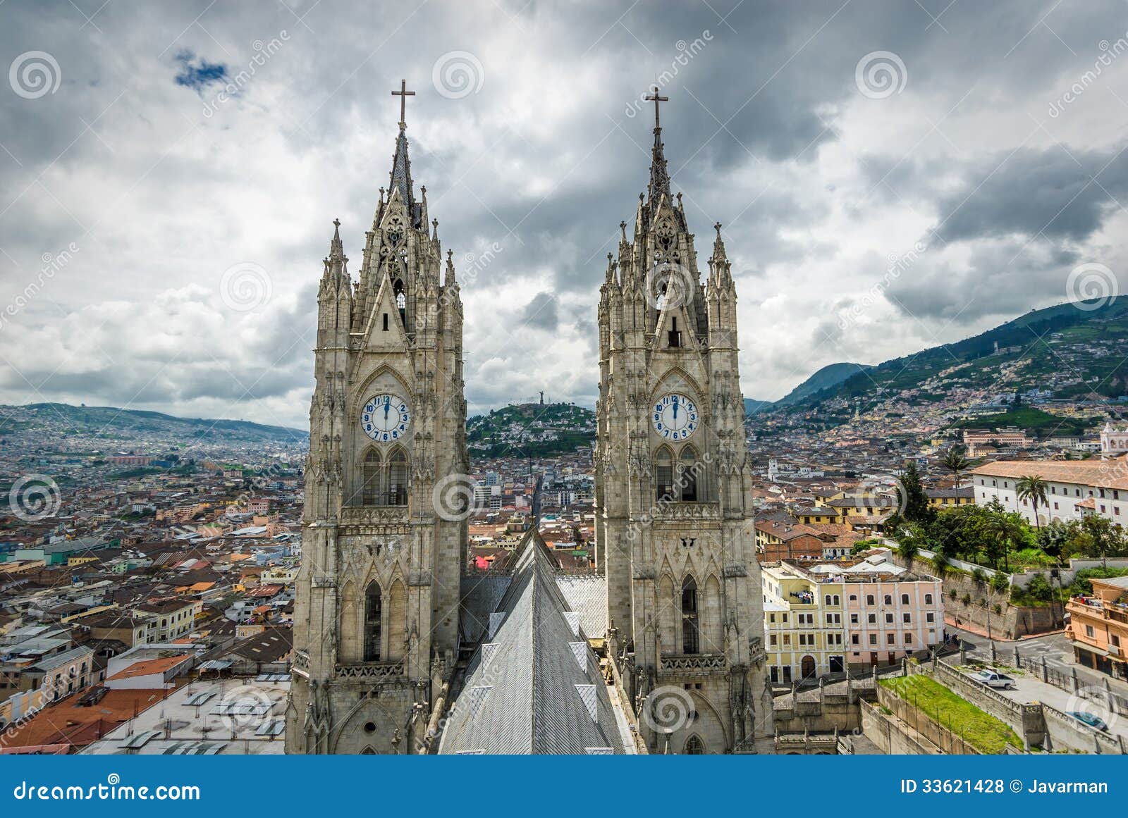 Gothic Basilica del Voto Nacional, Quito, Ecuador