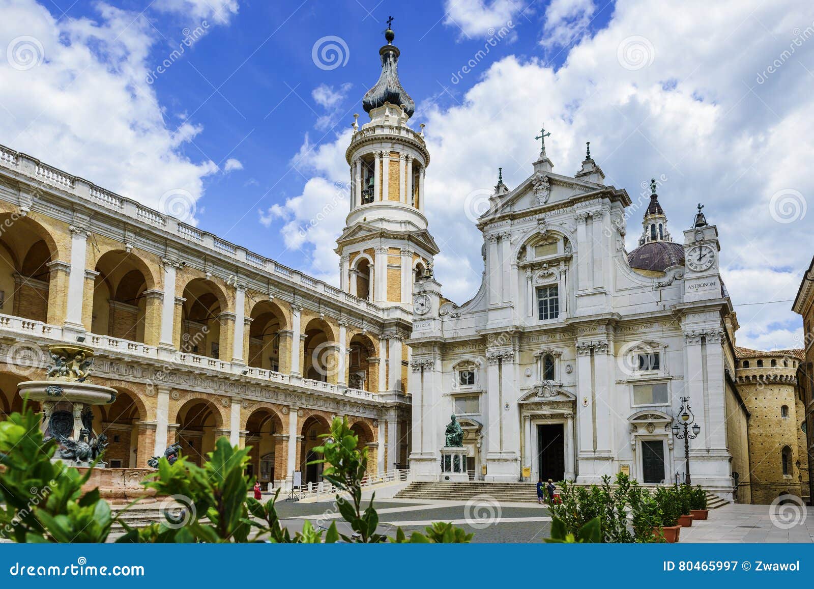 Foto Di Basilica Della Santa Casa Basilica della Santa Casa stock image. Image of travel - 80465997