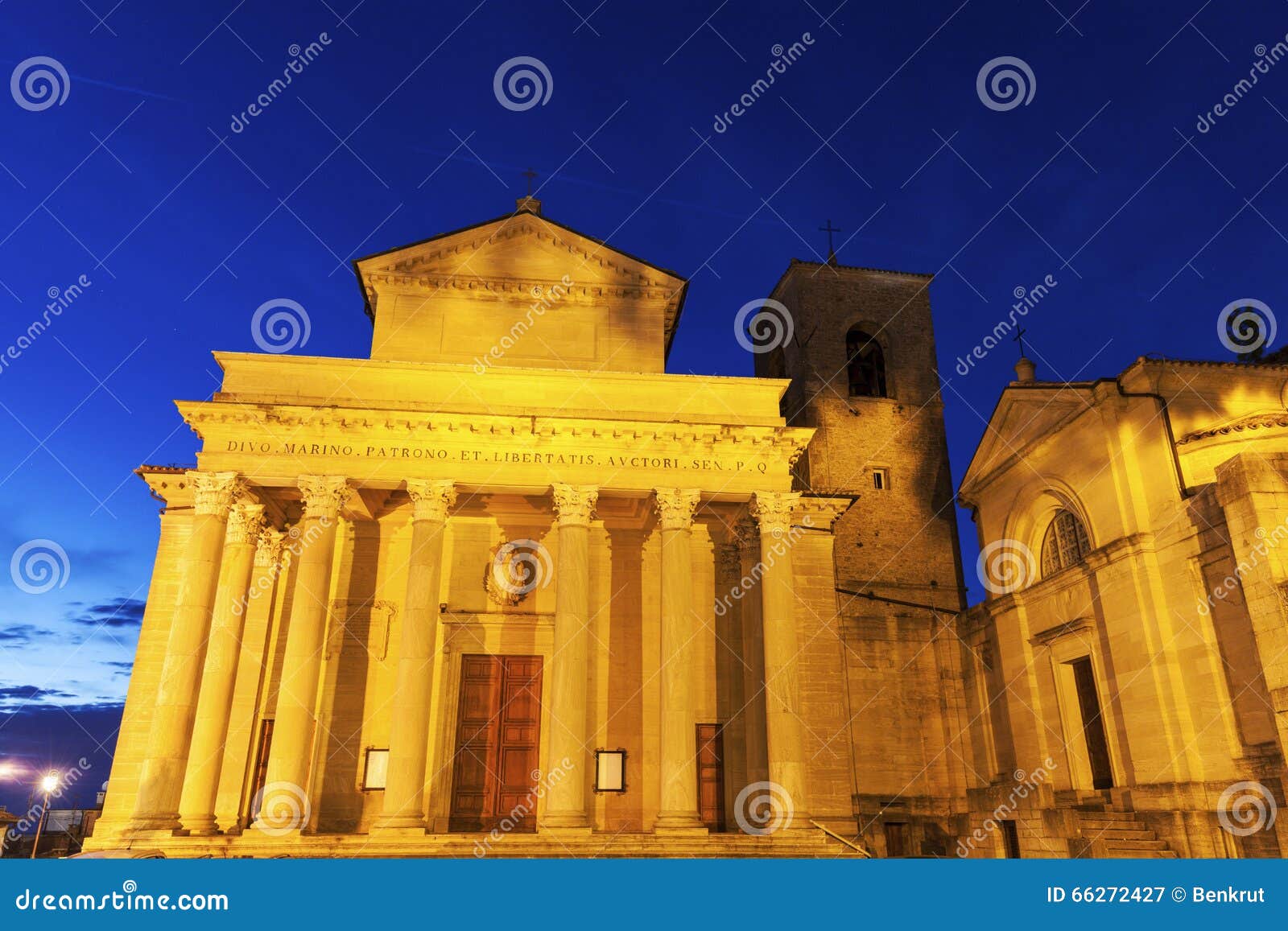 Basilica di San Marino stock image. Image of landmark 66272427