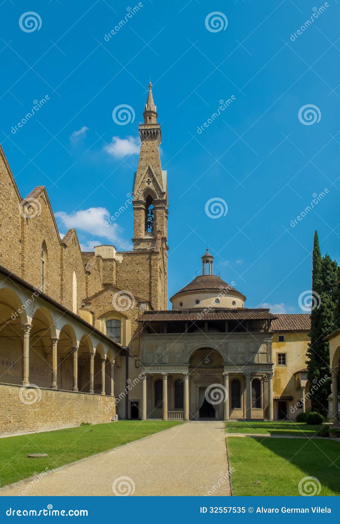 basilica di santa croce. florence, italy