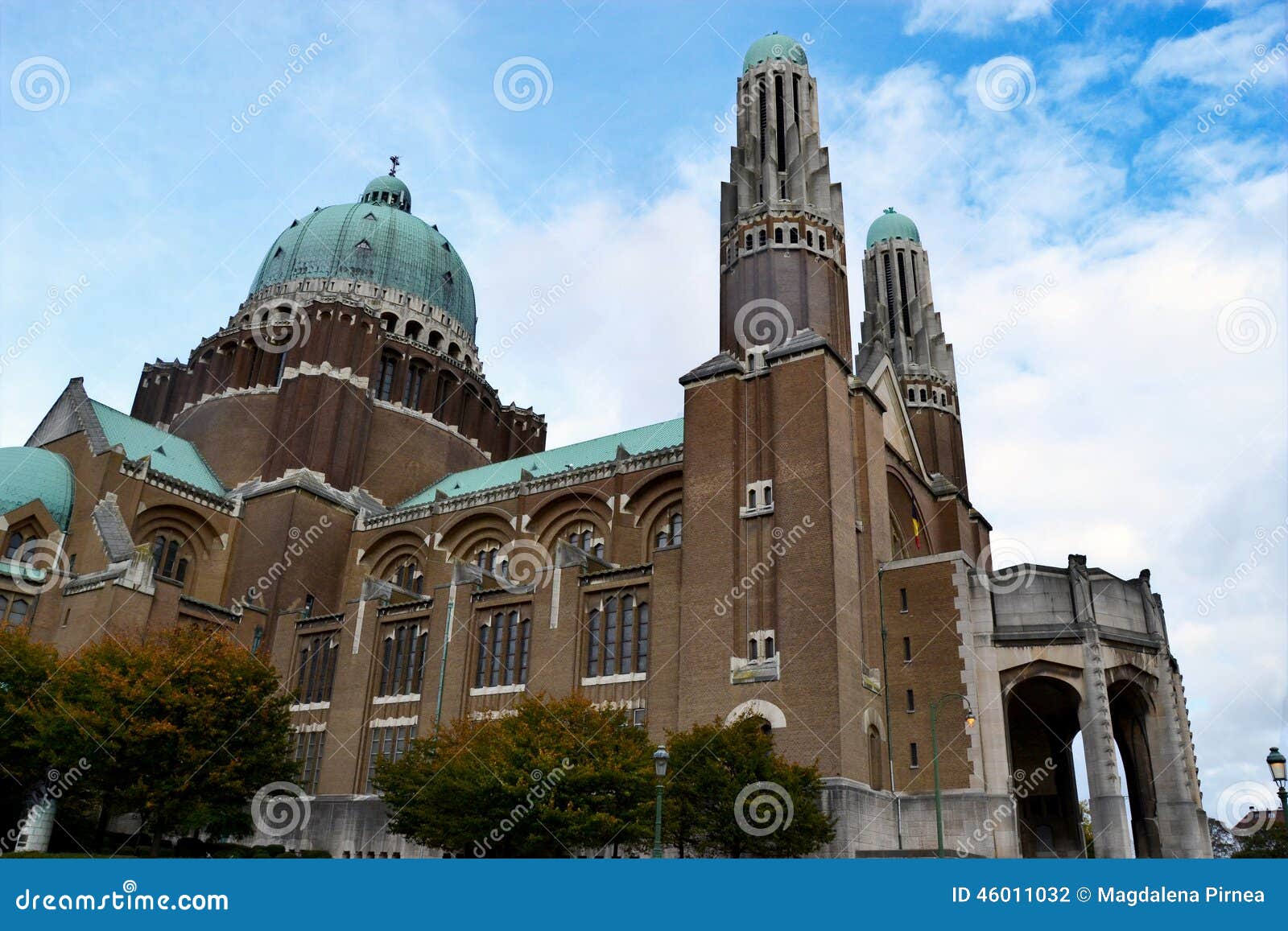 Basilica of koekelberg stock photo. Image of times, good 46011032