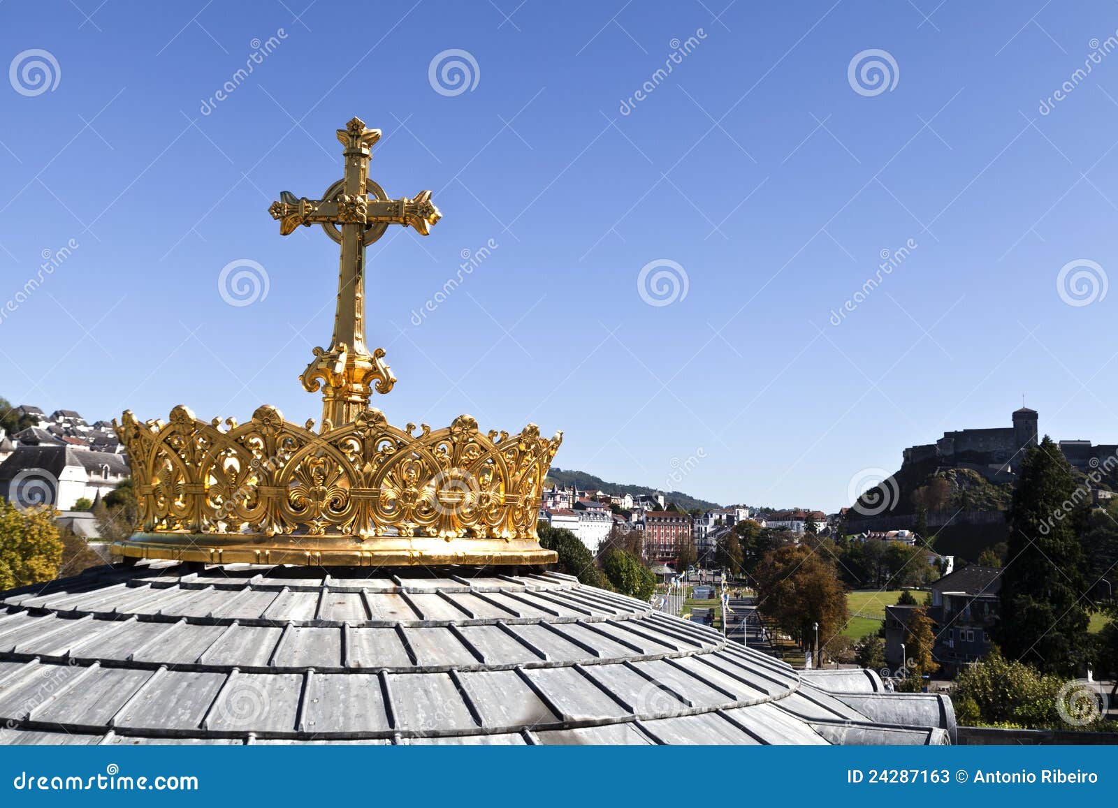 Basilica of Our Lady of the Rosary Stock Image - Image of pilgrims ...