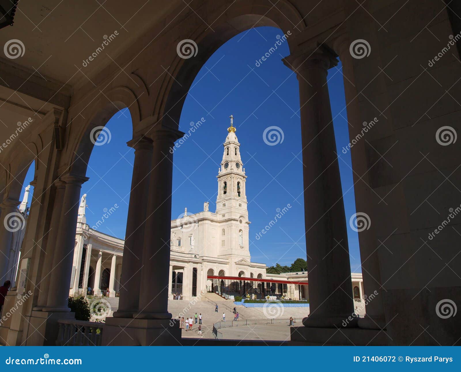 Basilica of the Rosary in Fatima, Portugal Stock Photo Image of