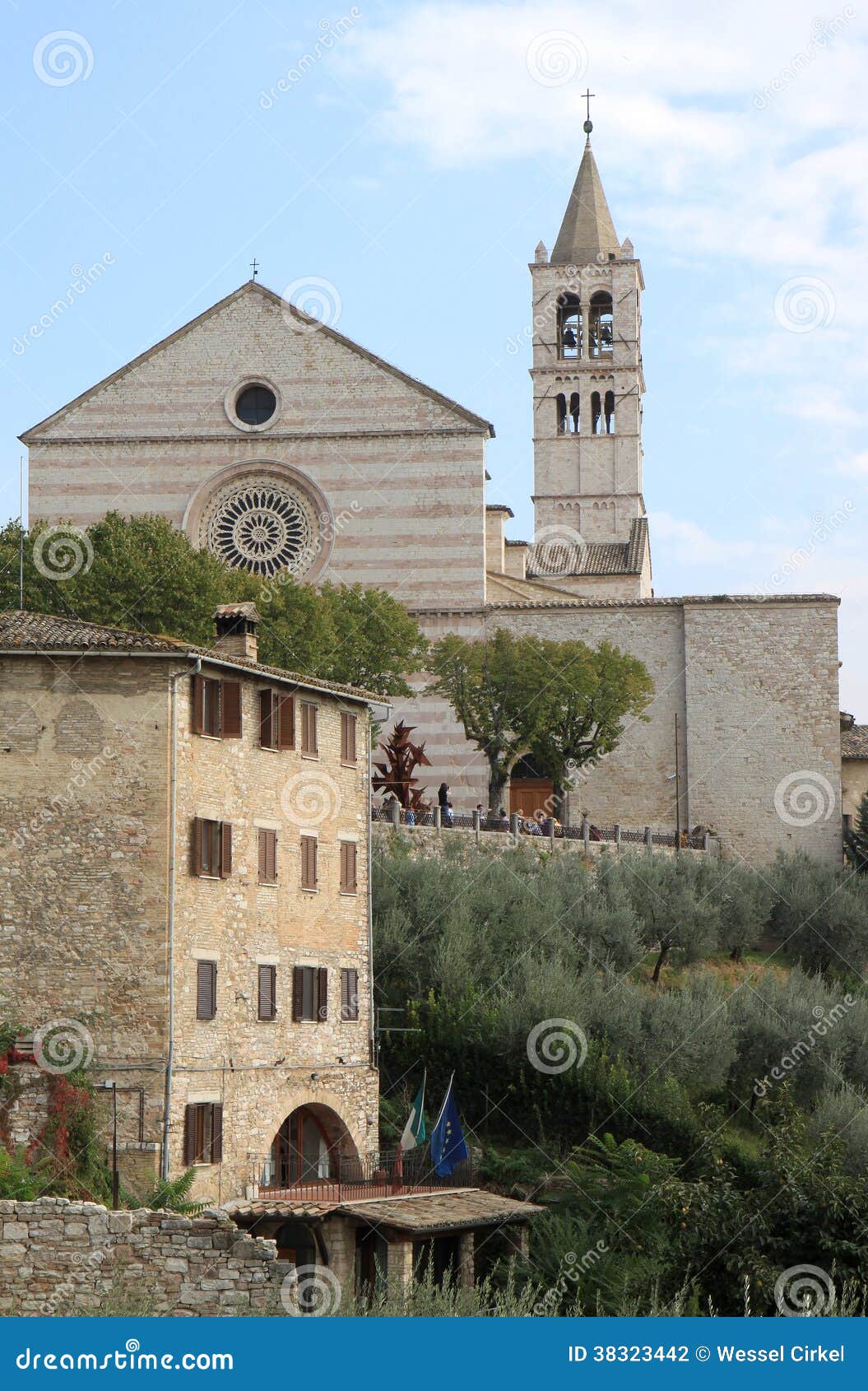 Basilica Of Saint Clare In Assisi Italy Editorial Photography Image Of Church Arches 38323442