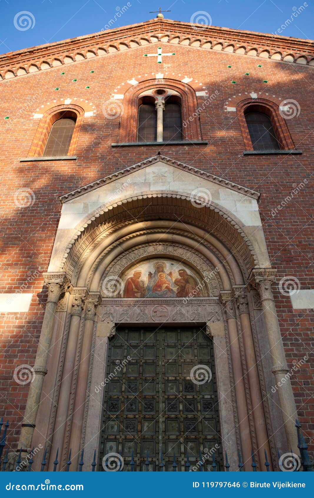 basilica of saint eustorgius in milan