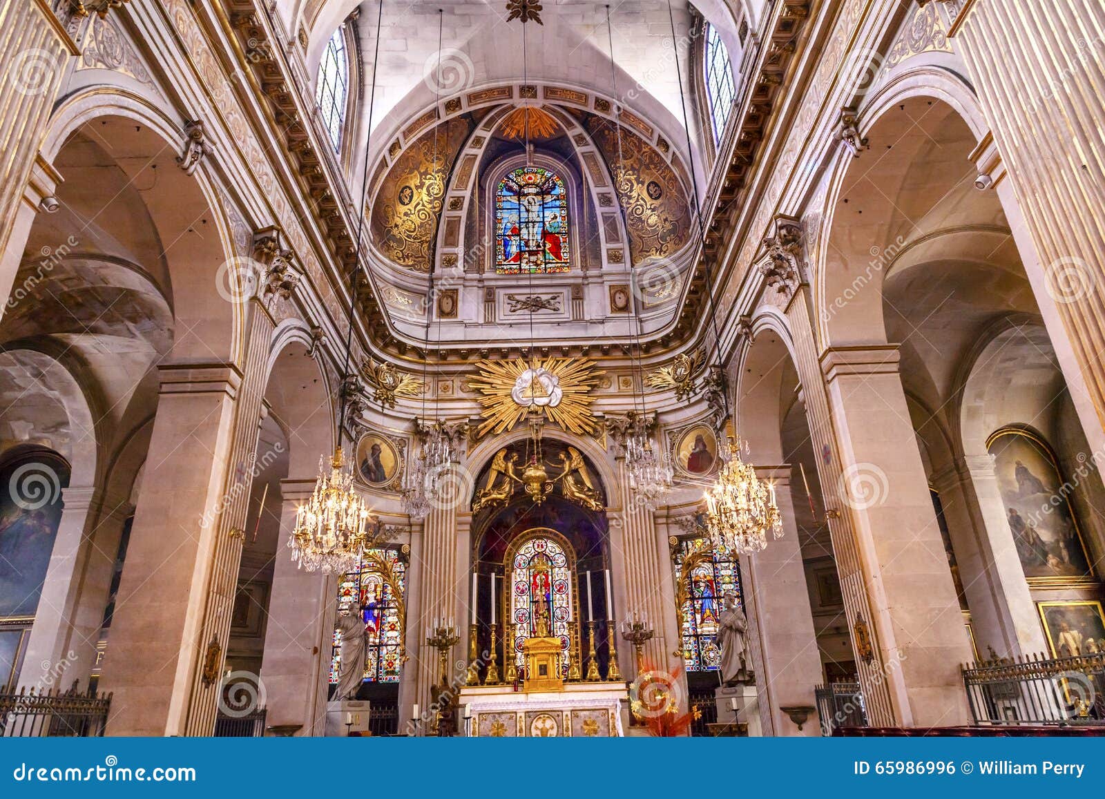 Basilica Saint Louis En L&#39;ile Church Paris France Stock Photo - Image of historical, disciples ...