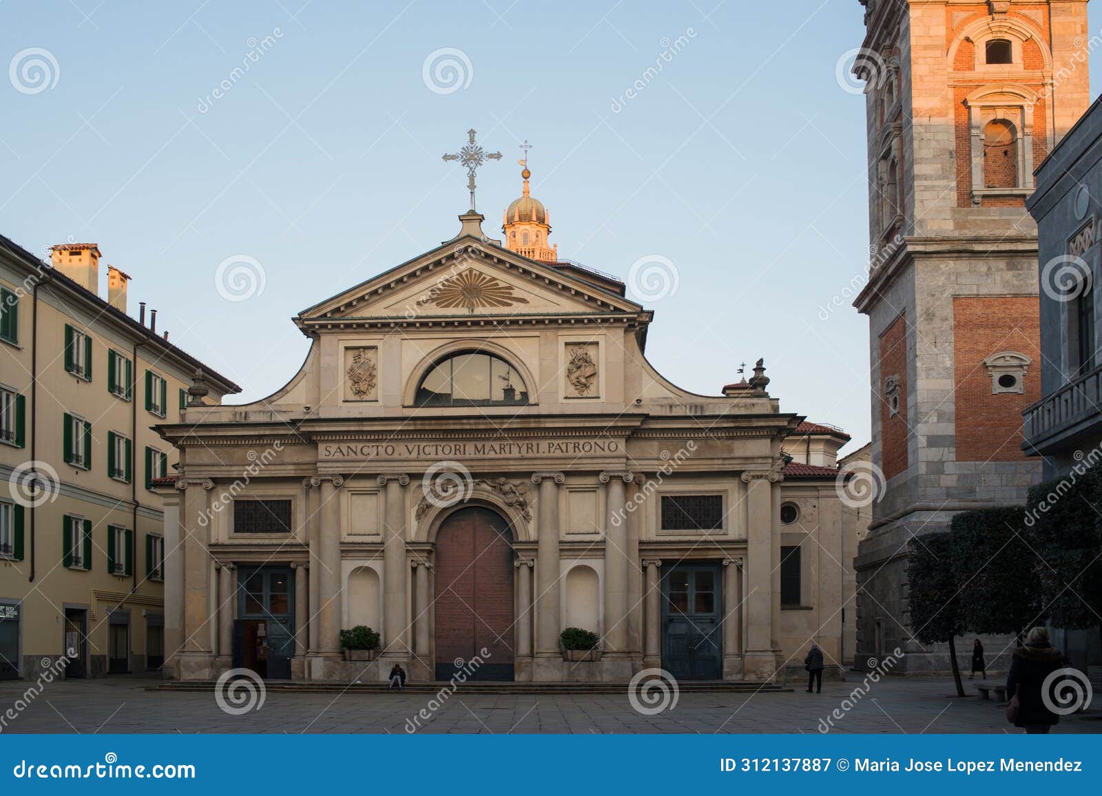 basilica of saint vittore in varese, italy
