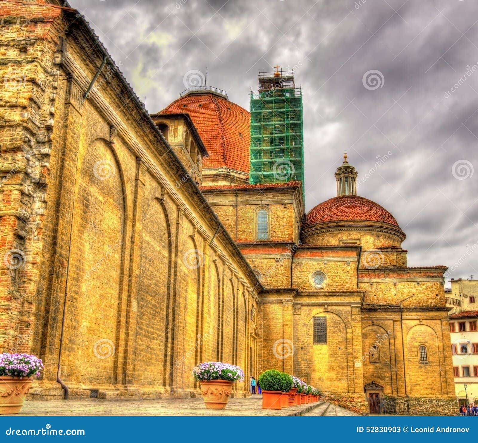 Basilica of San Lorenzo in Florence Stock Image Image of cross, ages