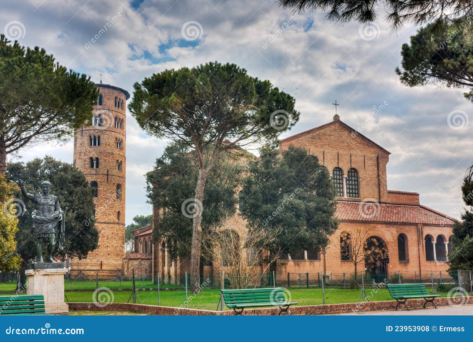 Basilica Of Sant Apollinare In Classe Basilica Of Sant' Apollinare In Classe Stock Photo | CartoonDealer.com